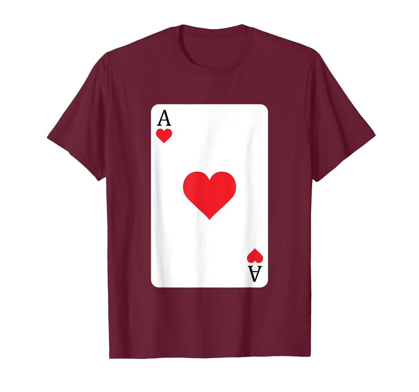 Ace Of Hearts Playing Card, Ace Card T-Shirt