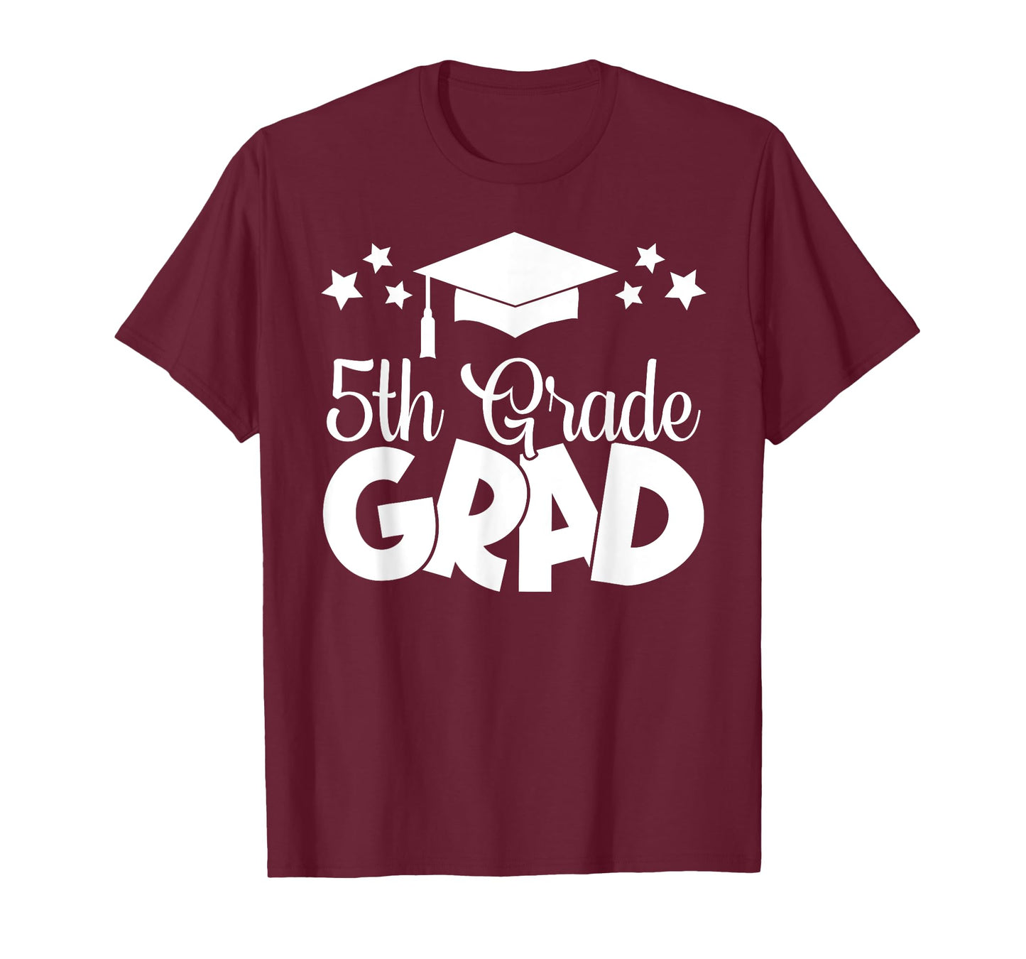 5th Grade Grad 2024 Gifts Boys Girls Graduation Cap, Gown T-Shirt