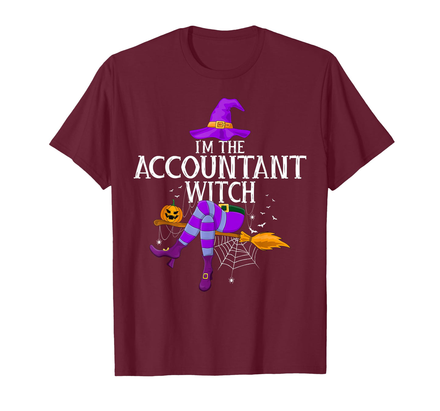 Accountant Witch Matching Family Costume Witch Halloween T-Shirt