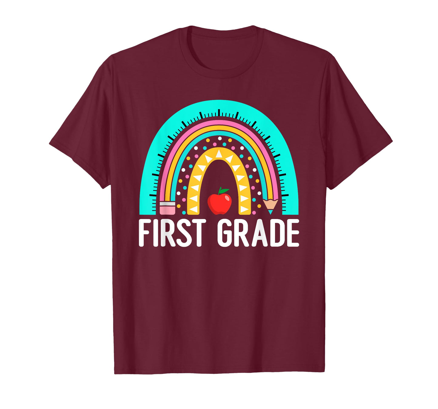 1st Grade Rainbow Teacher Team First Grade Squad Girls Boys T-Shirt