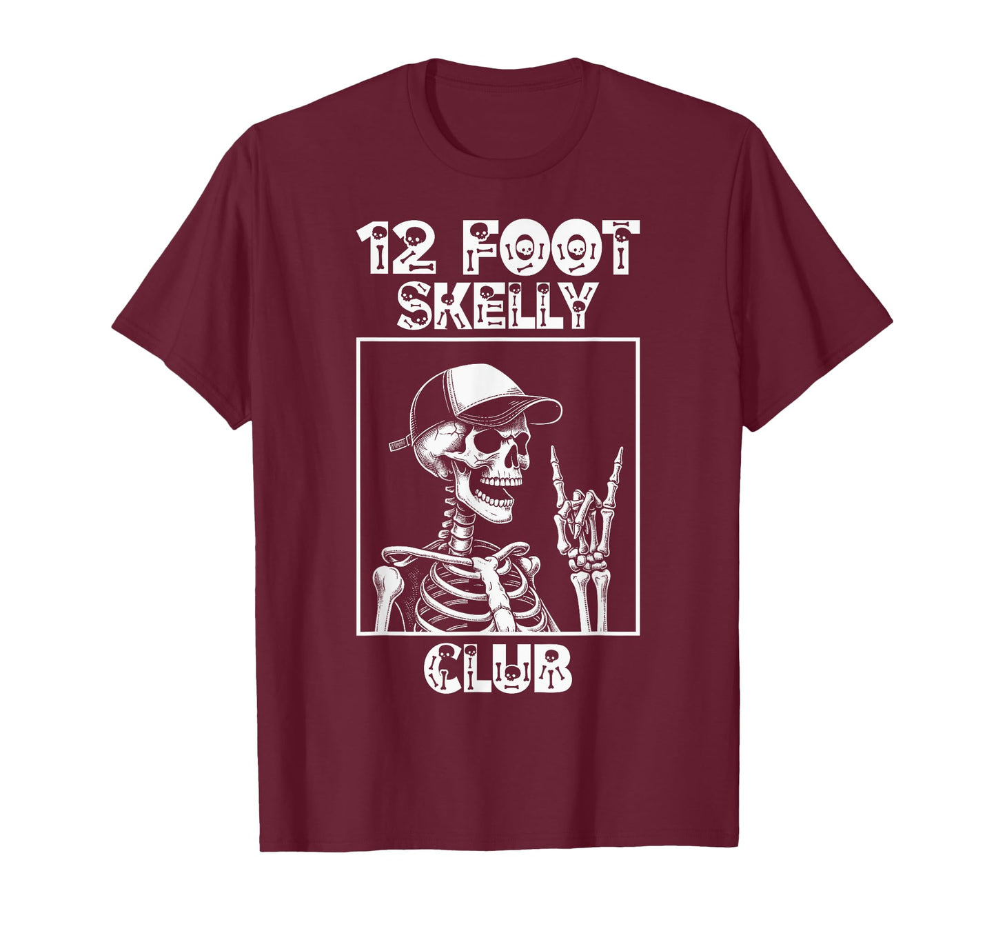 12 Foot Skelly Club - Halloween T-Shirt