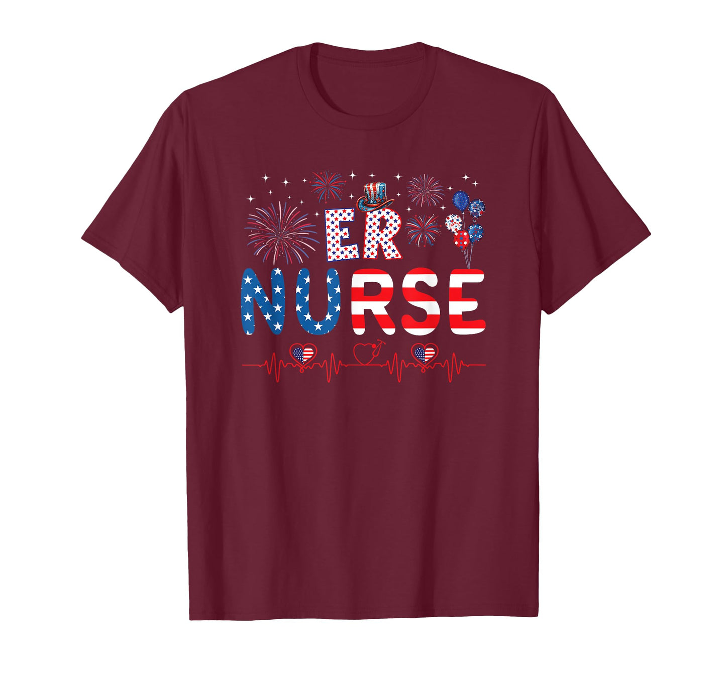 4th Of July ER Nurse T-Shirt