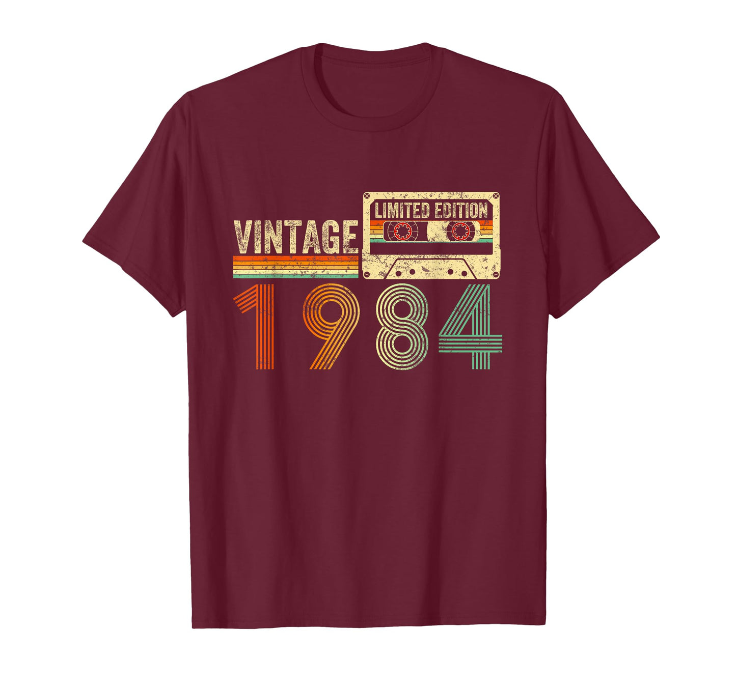 40 Year Old Gifts Vintage 1984 40th Birthday Cassette Tape T-Shirt