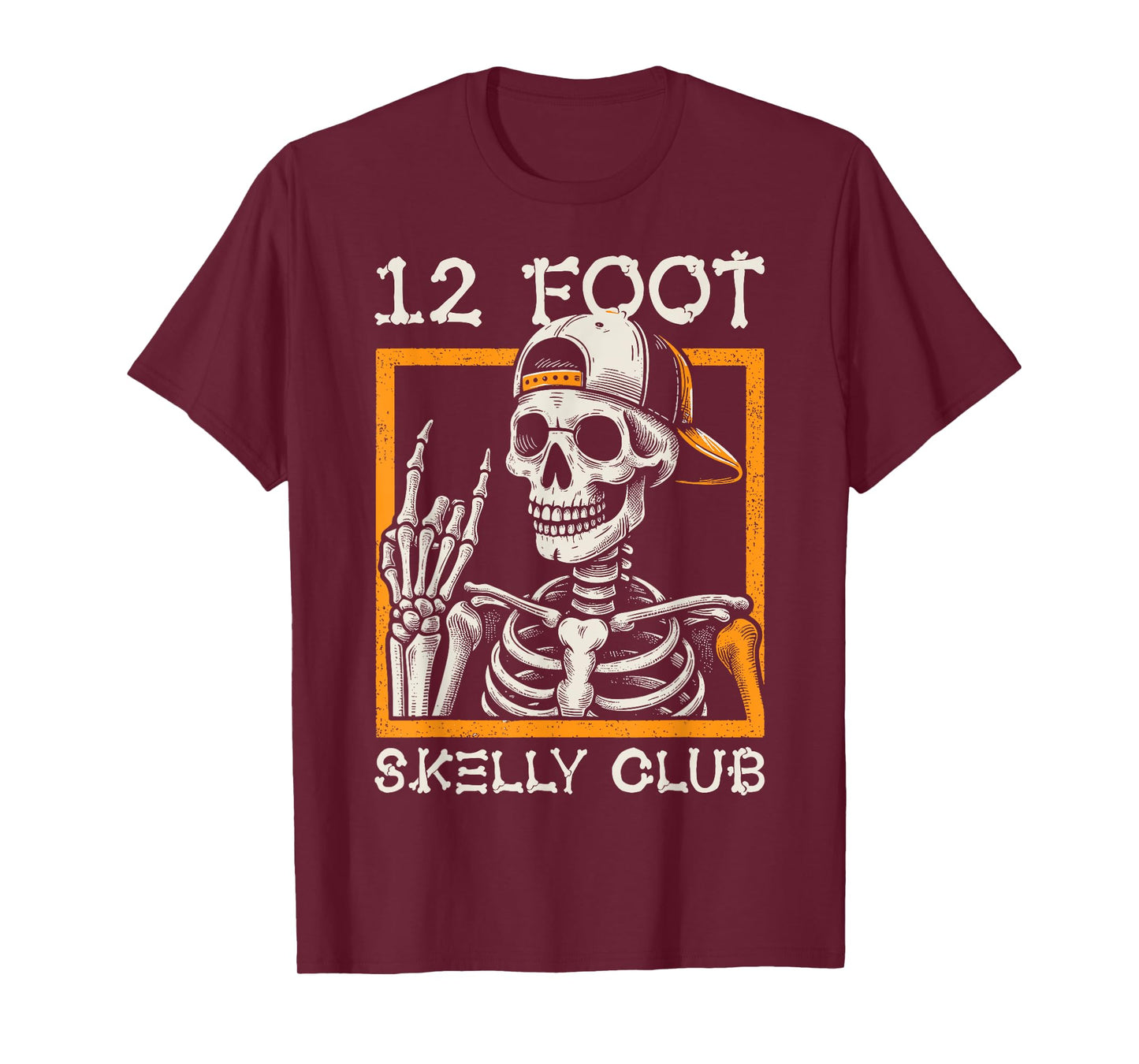 12 Foot Skelly Club - Halloween T-Shirt