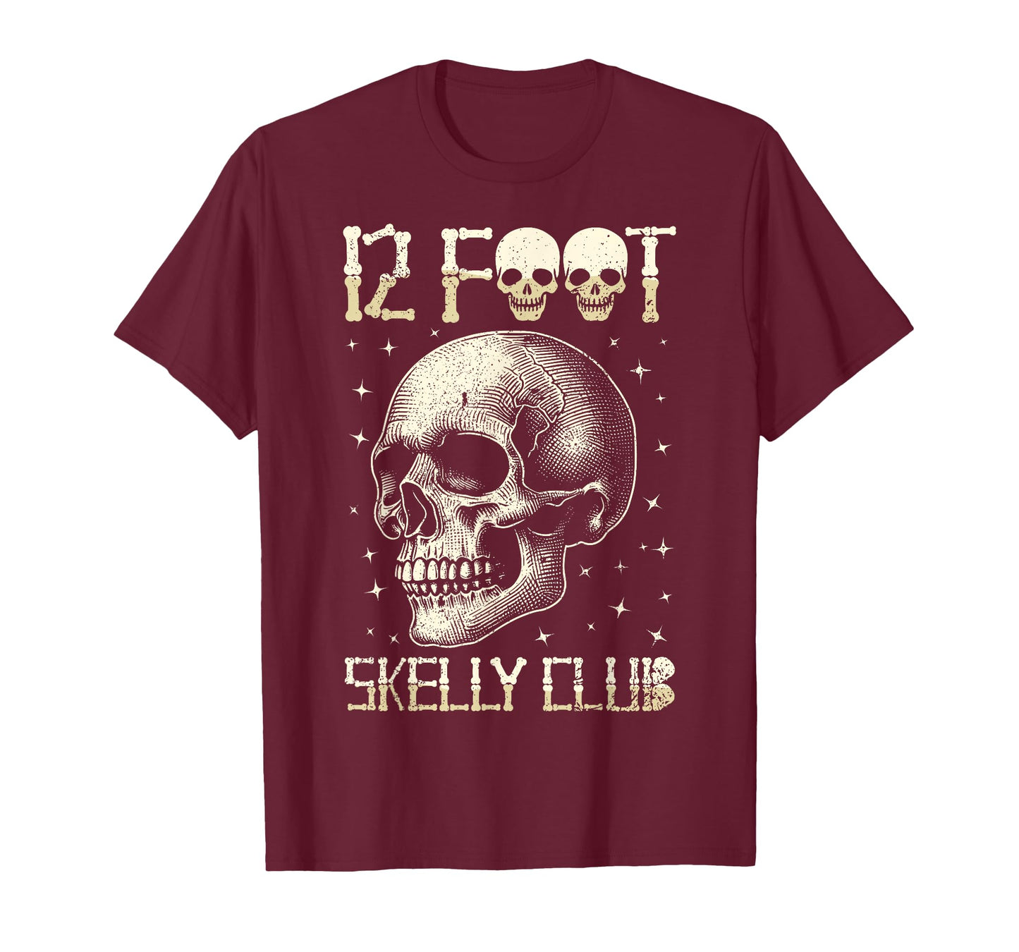 12 Foot Skelly Club - Halloween T-Shirt