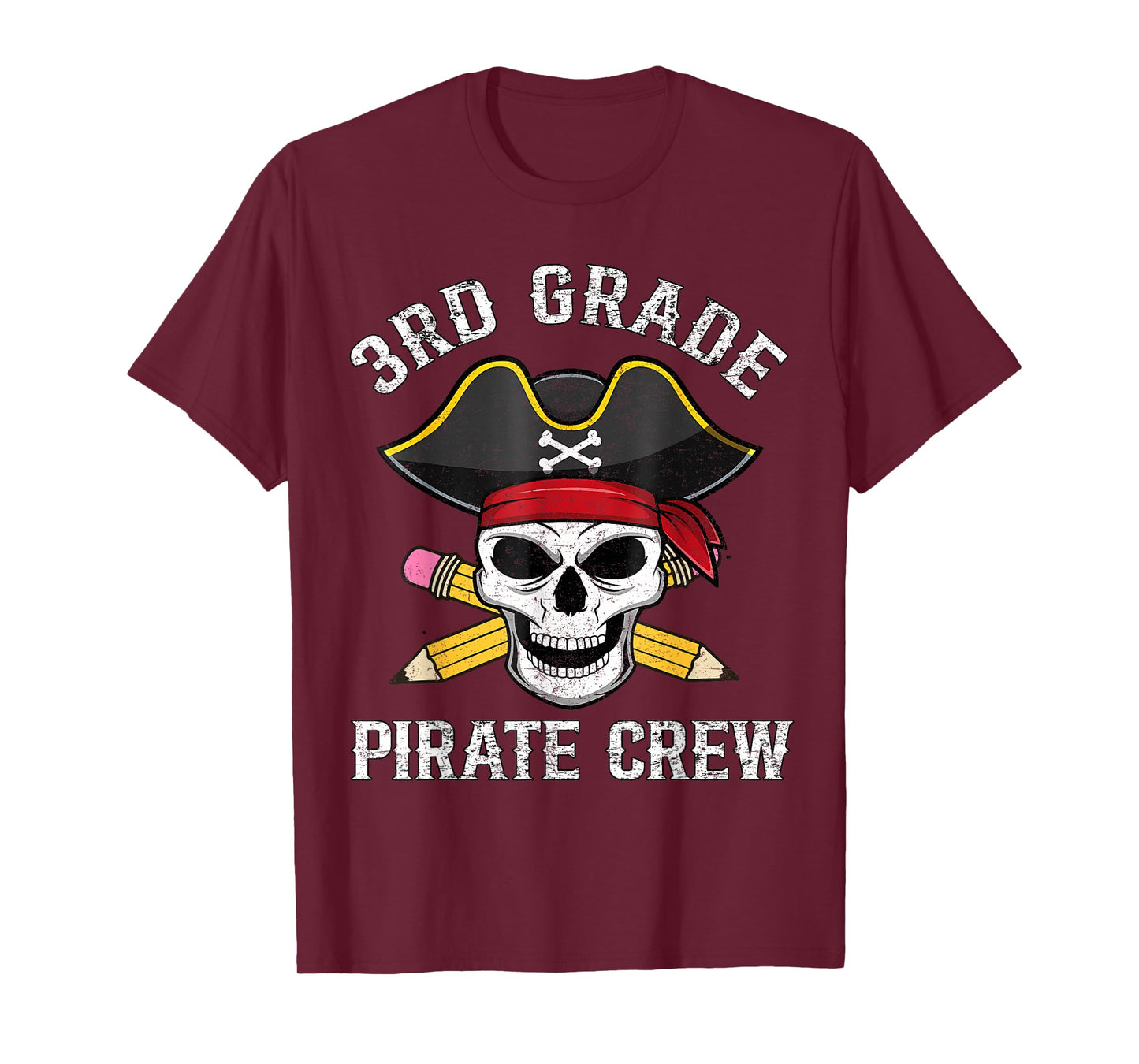3rd Grade Teachers First Day School Pirate Back to School T-Shirt