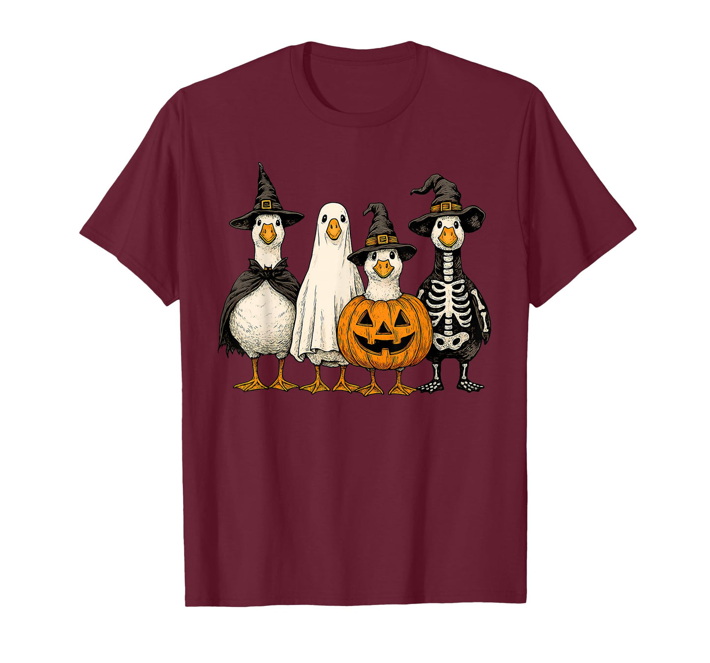 Halloween Goose Squad Funny Costume Tee T-Shirt