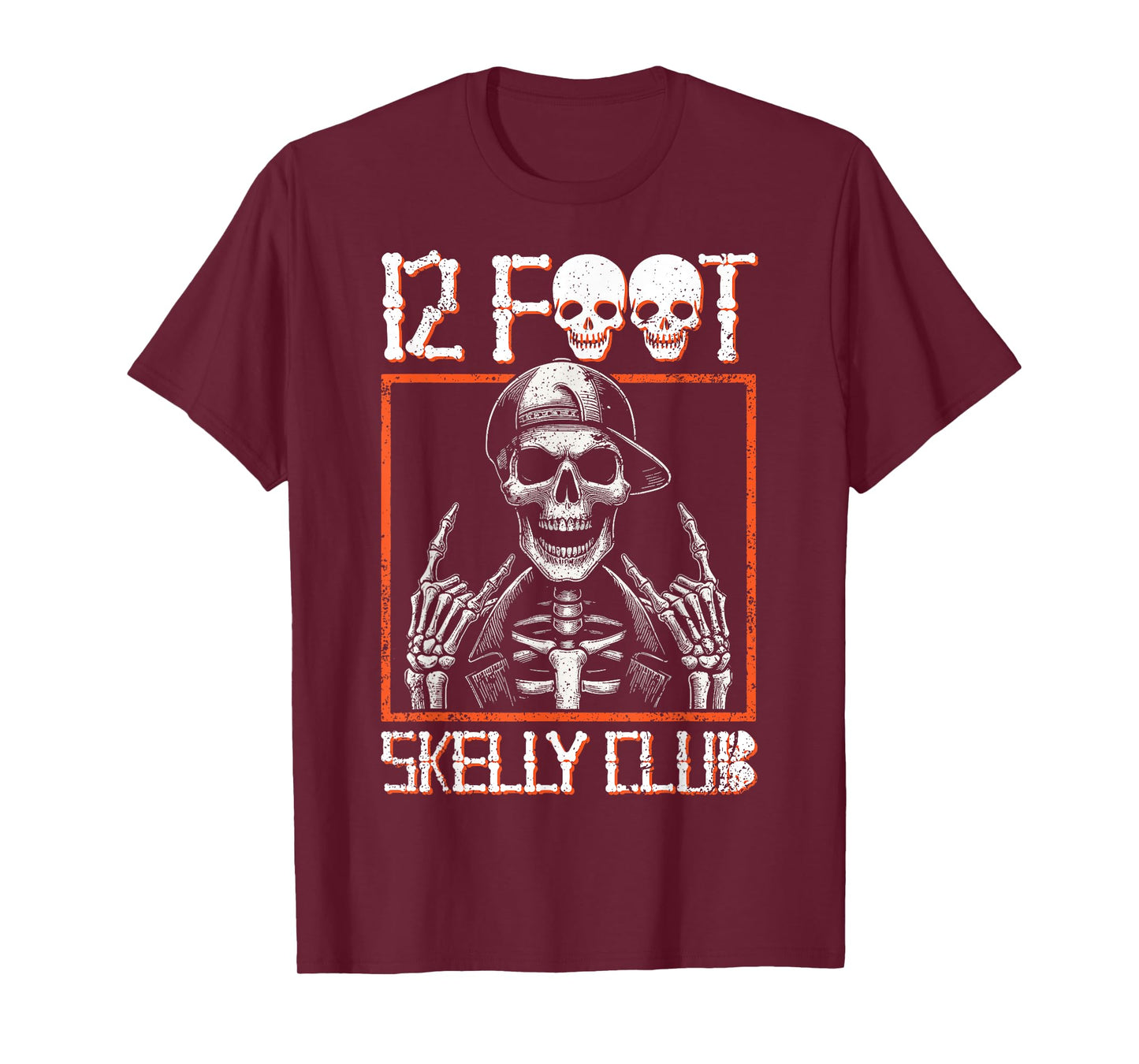12 Foot Skelly Club - Halloween T-Shirt