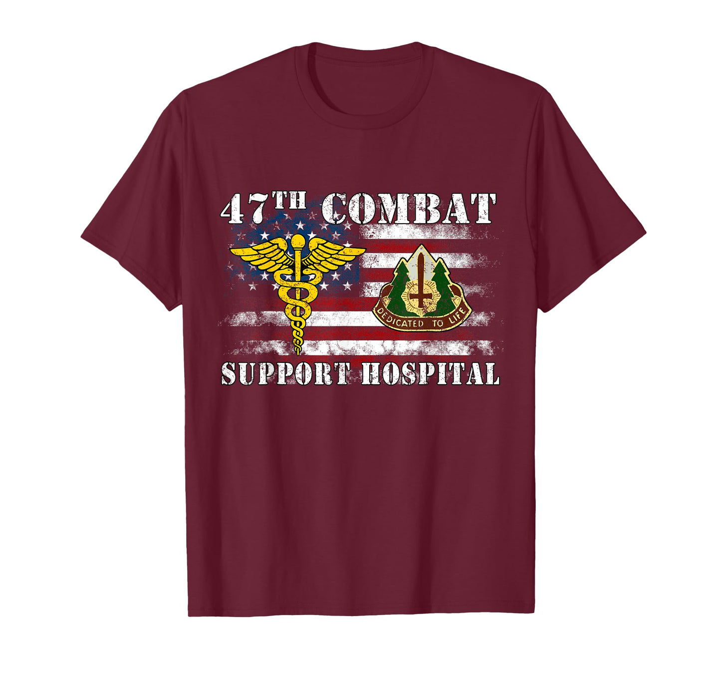 47th Combat Support Hospital Veterans Day Vintage Gifts T-Shirt