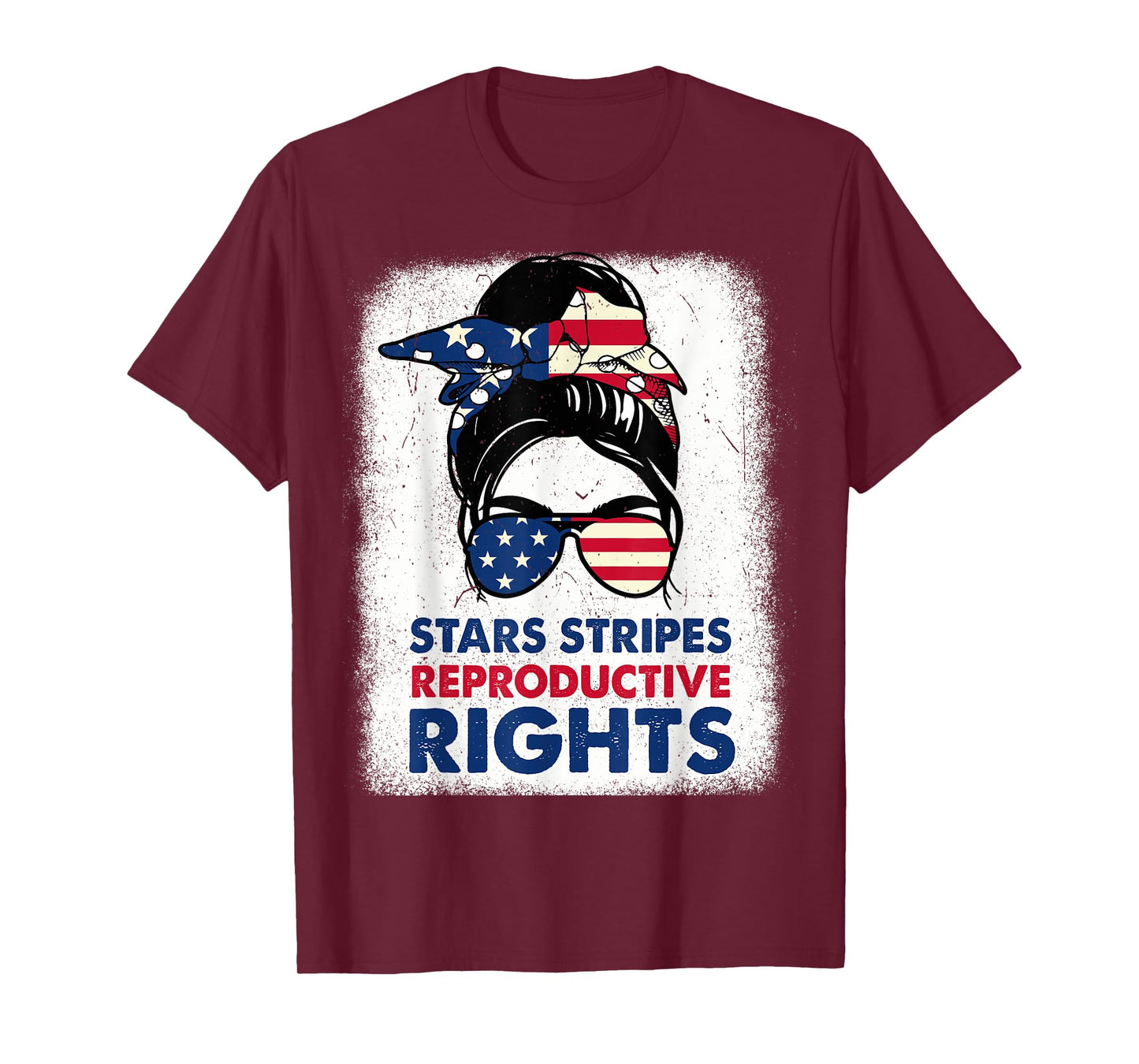 4th Of July Stars Stripes Reproductive Right Patriotic Women T-Shirt