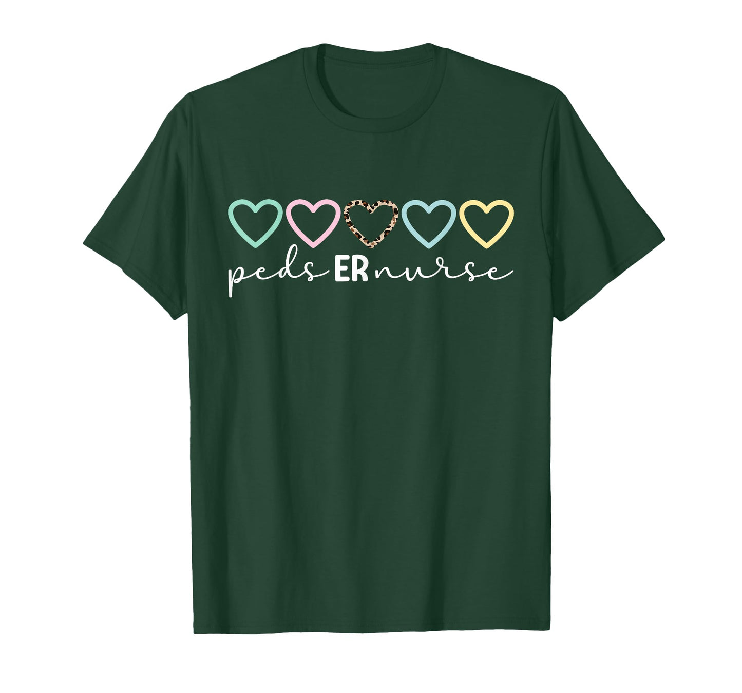 Peds ER Nurse Hearts Pediatric Emergency Nurse T-Shirt