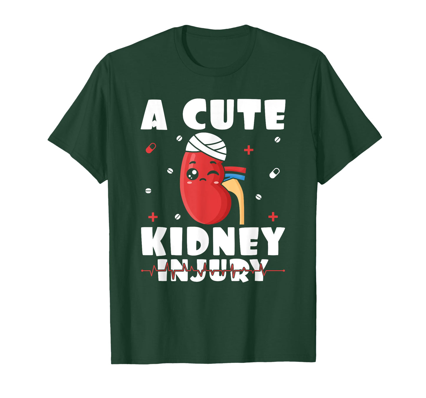 A Cute Kidney Injury Dialysis Nurse Nephrology Nursing T-Shirt