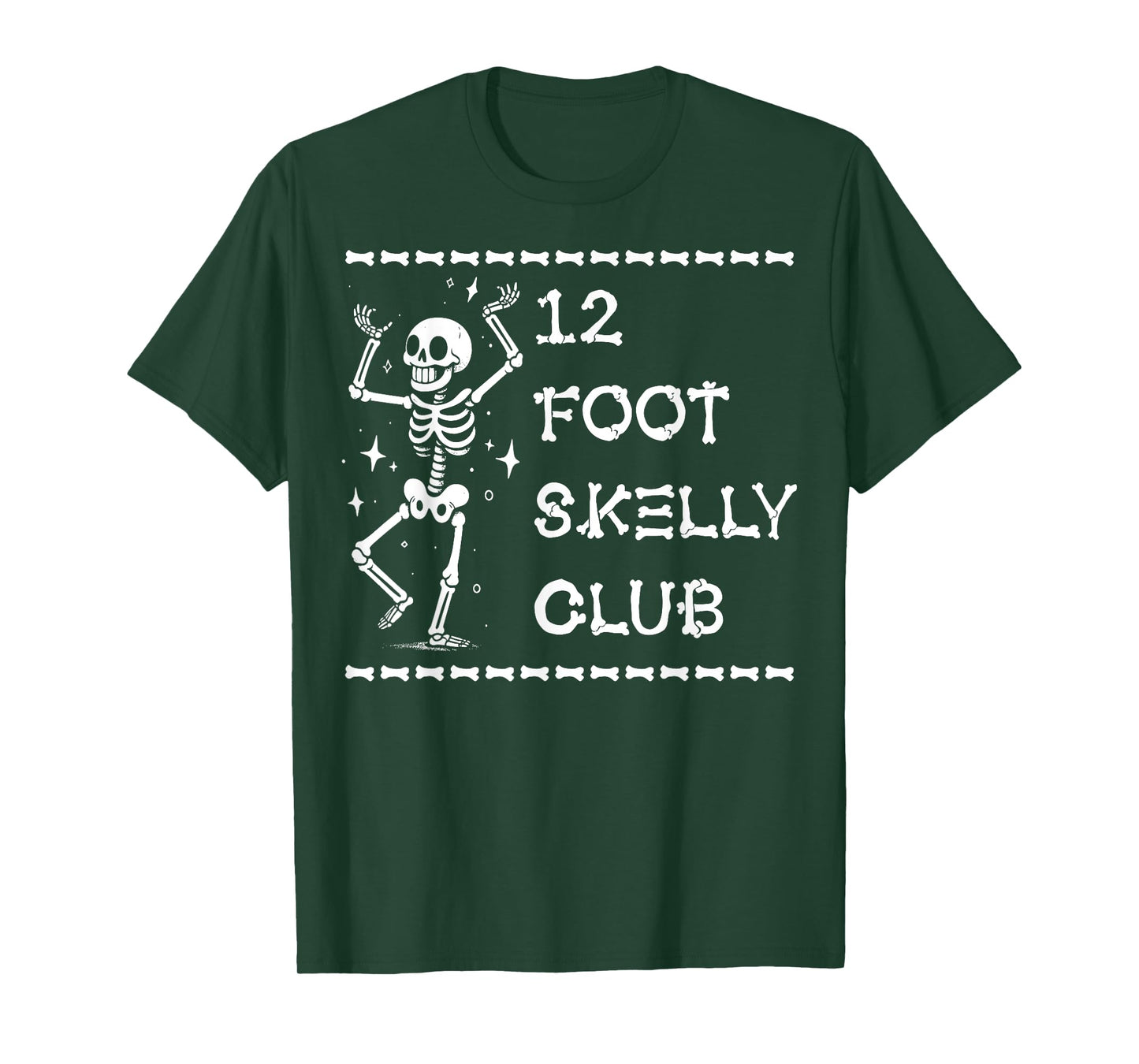 12 Foot Skelly Club - Halloween T-Shirt