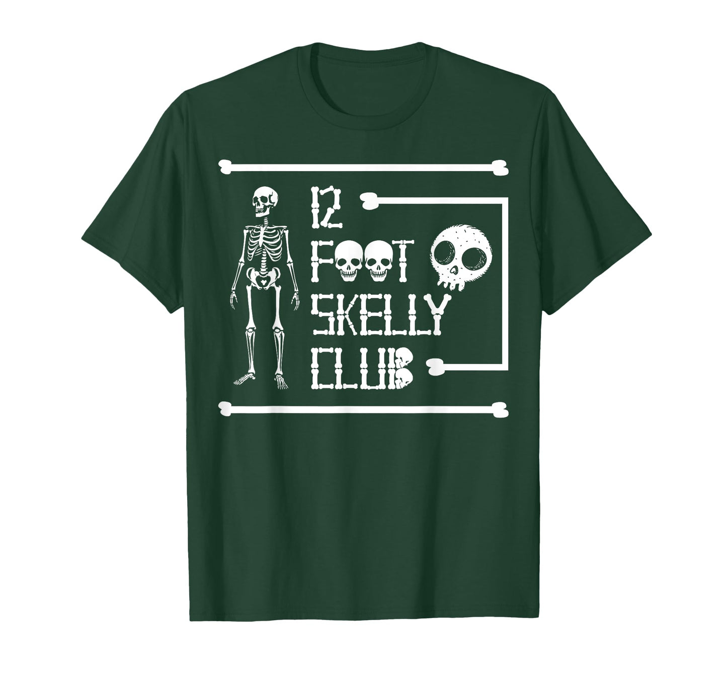 12 Foot Skelly Club - Halloween T-Shirt