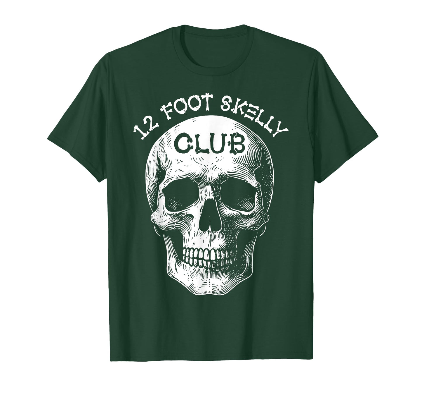 12 Foot Skelly Club - Halloween T-Shirt
