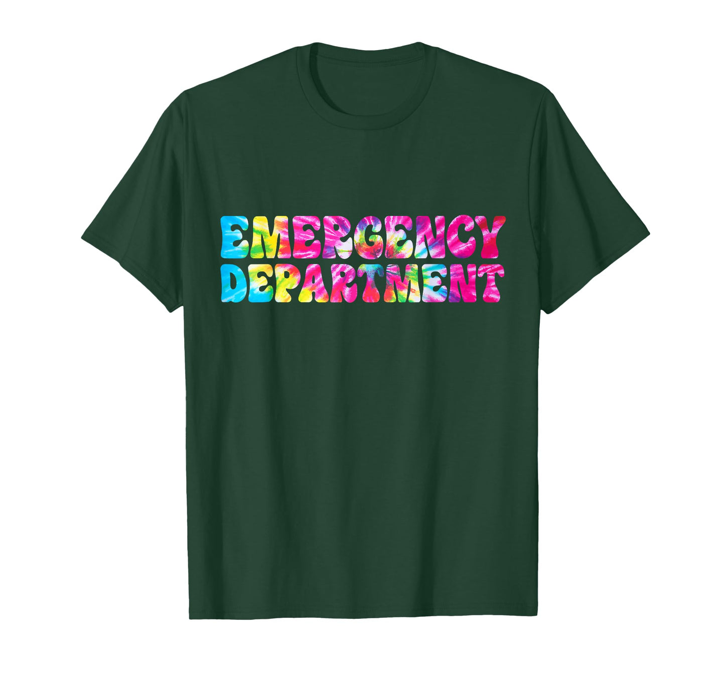 Tie Dye Emergency Department Emergency Room Healthcare Nurse T-Shirt