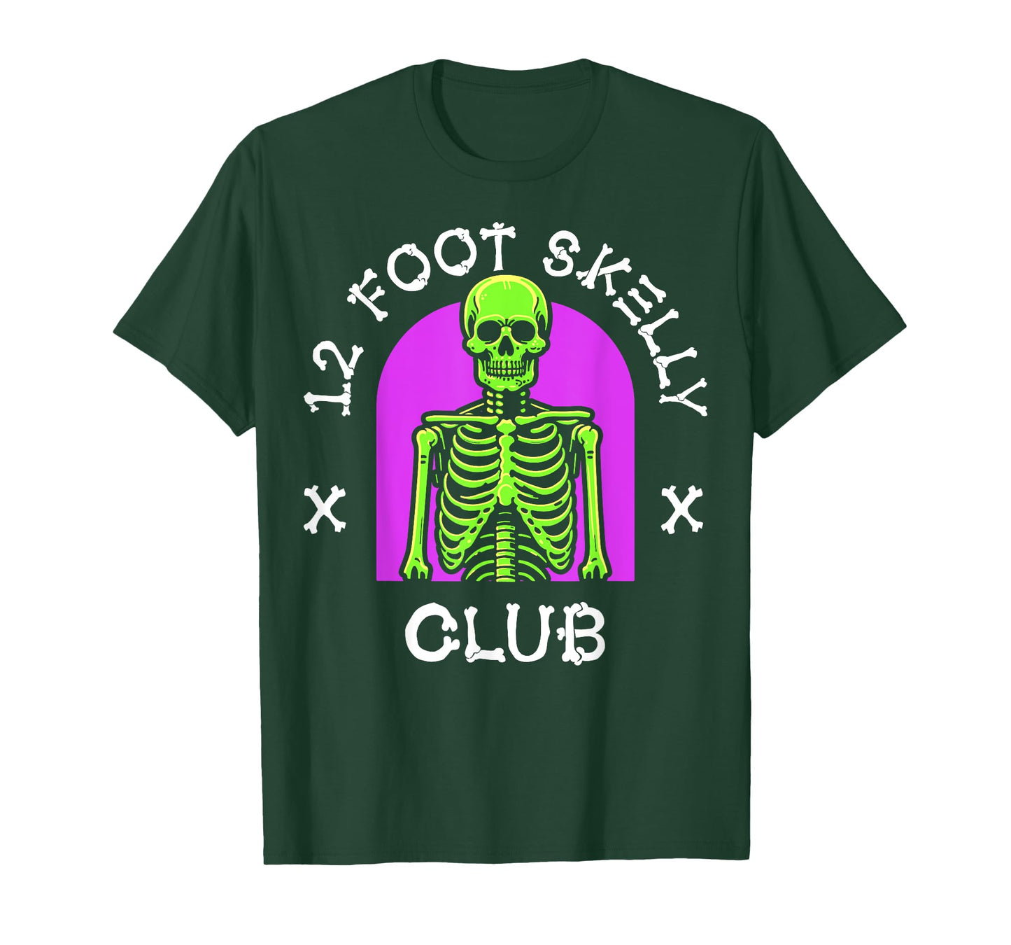 12 Foot Skelly Club - Halloween T-Shirt