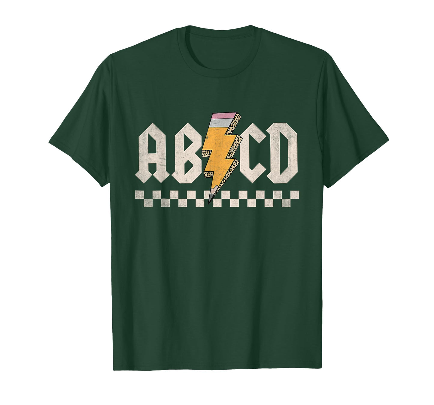 ABCD Back In Class First Day Back To School Teacher Student T-Shirt