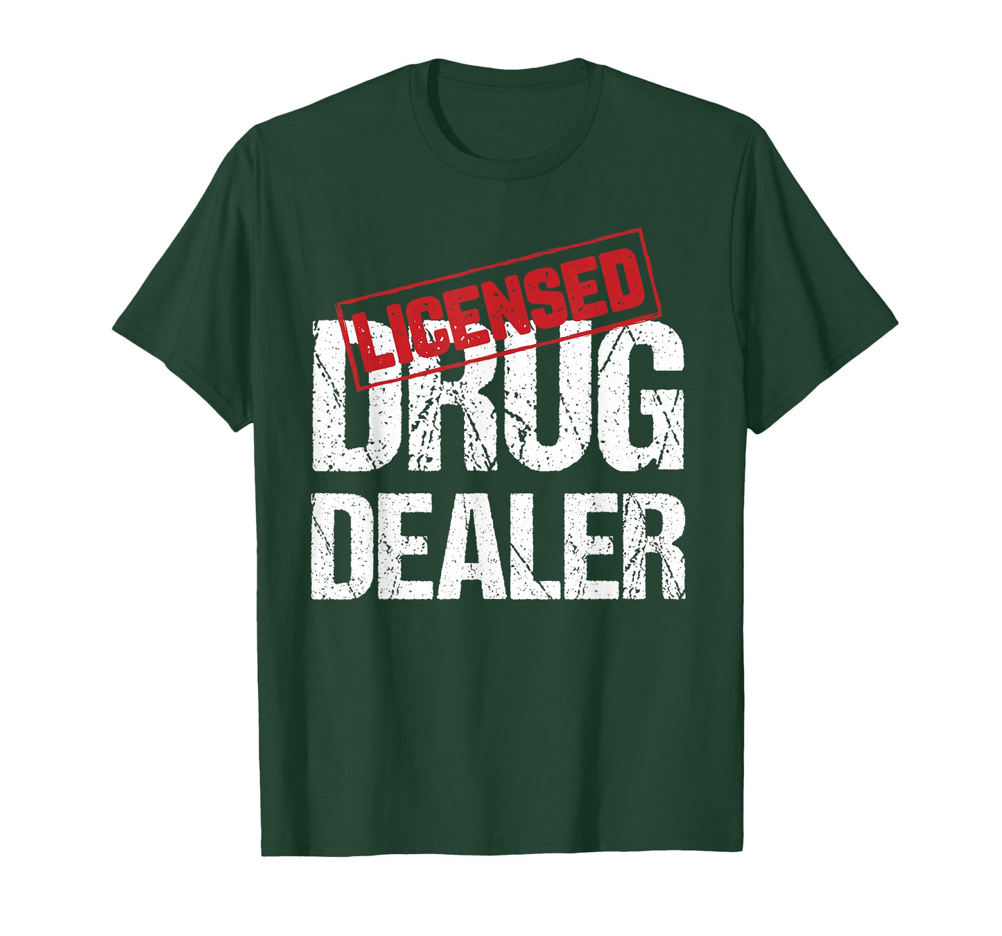 Licensed Drug Dealer Pharmacist Design T-Shirt