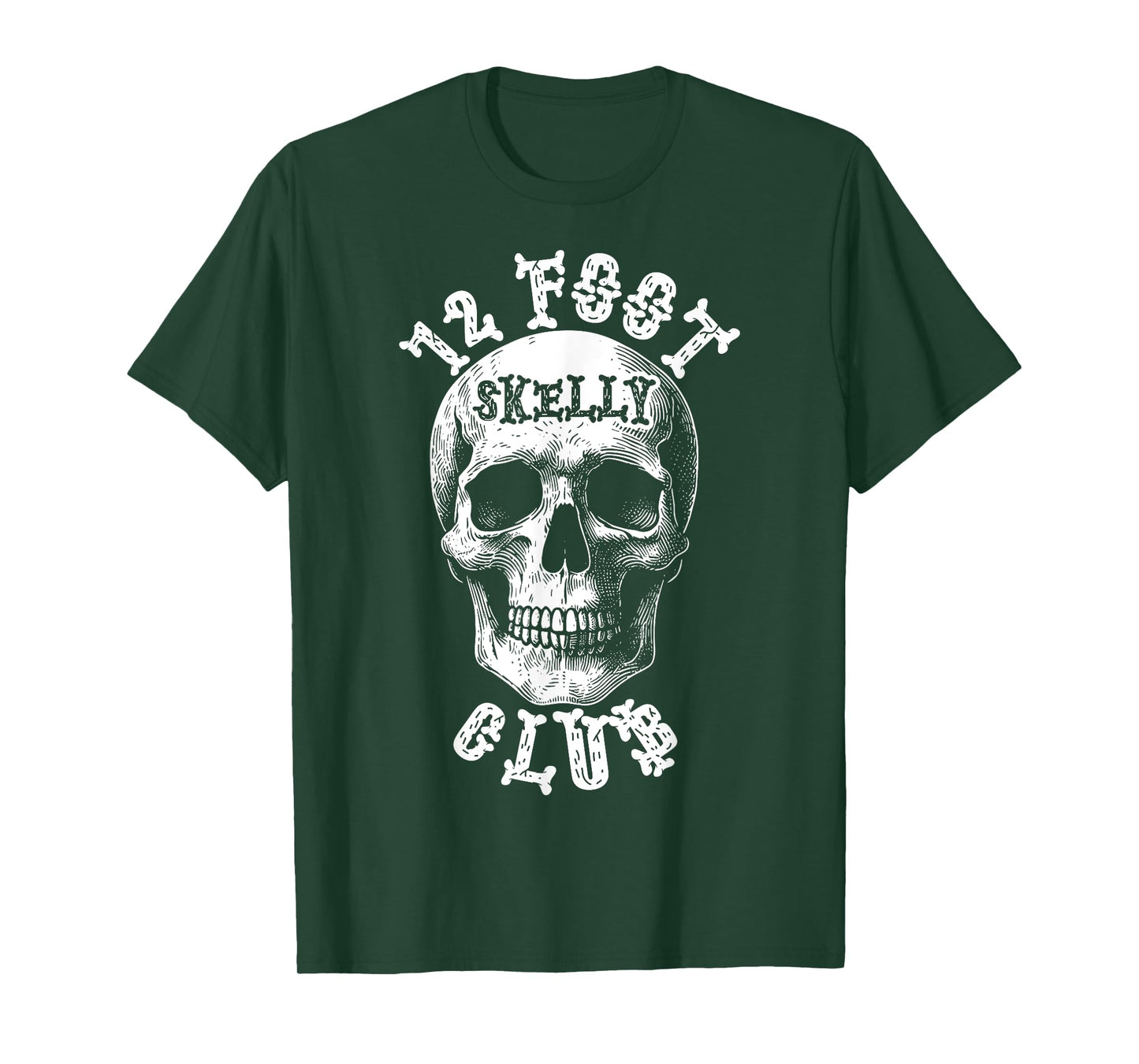 12 Foot Skelly Club - Halloween T-Shirt