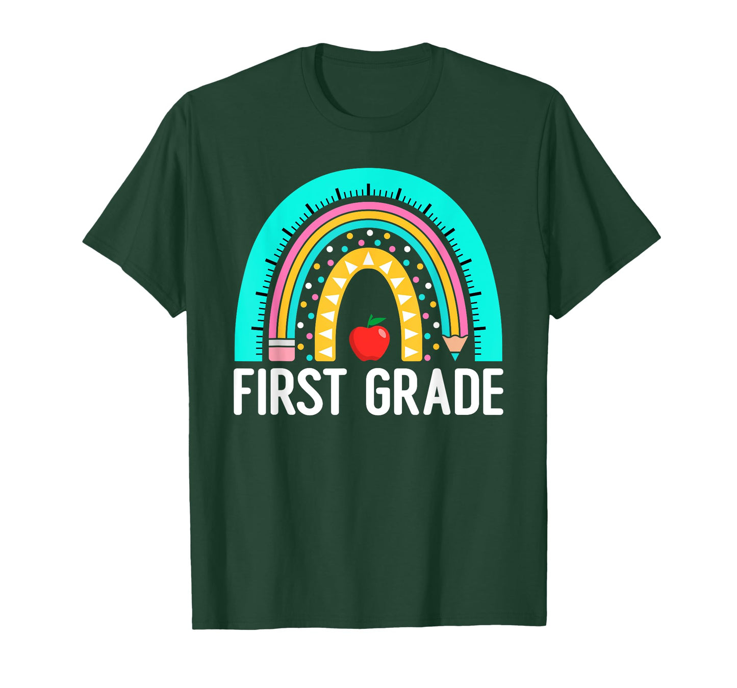 1st Grade Rainbow Teacher Team First Grade Squad Girls Boys T-Shirt