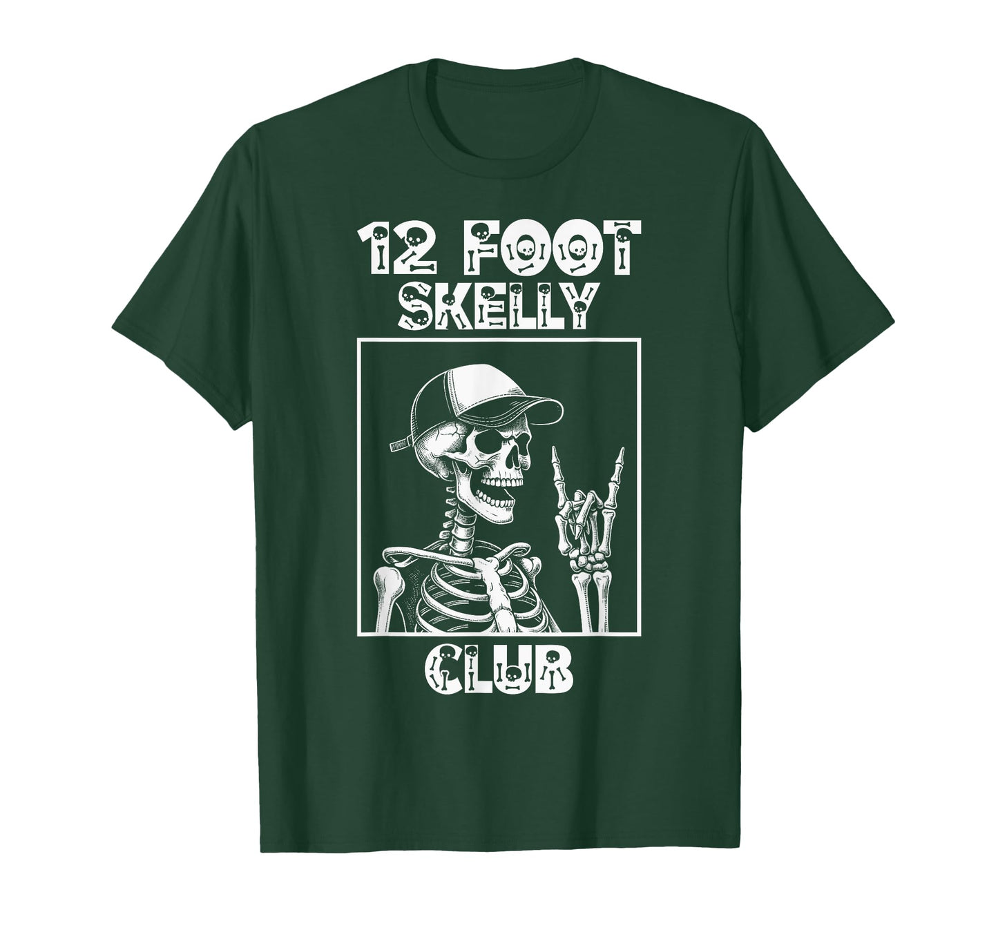 12 Foot Skelly Club - Halloween T-Shirt