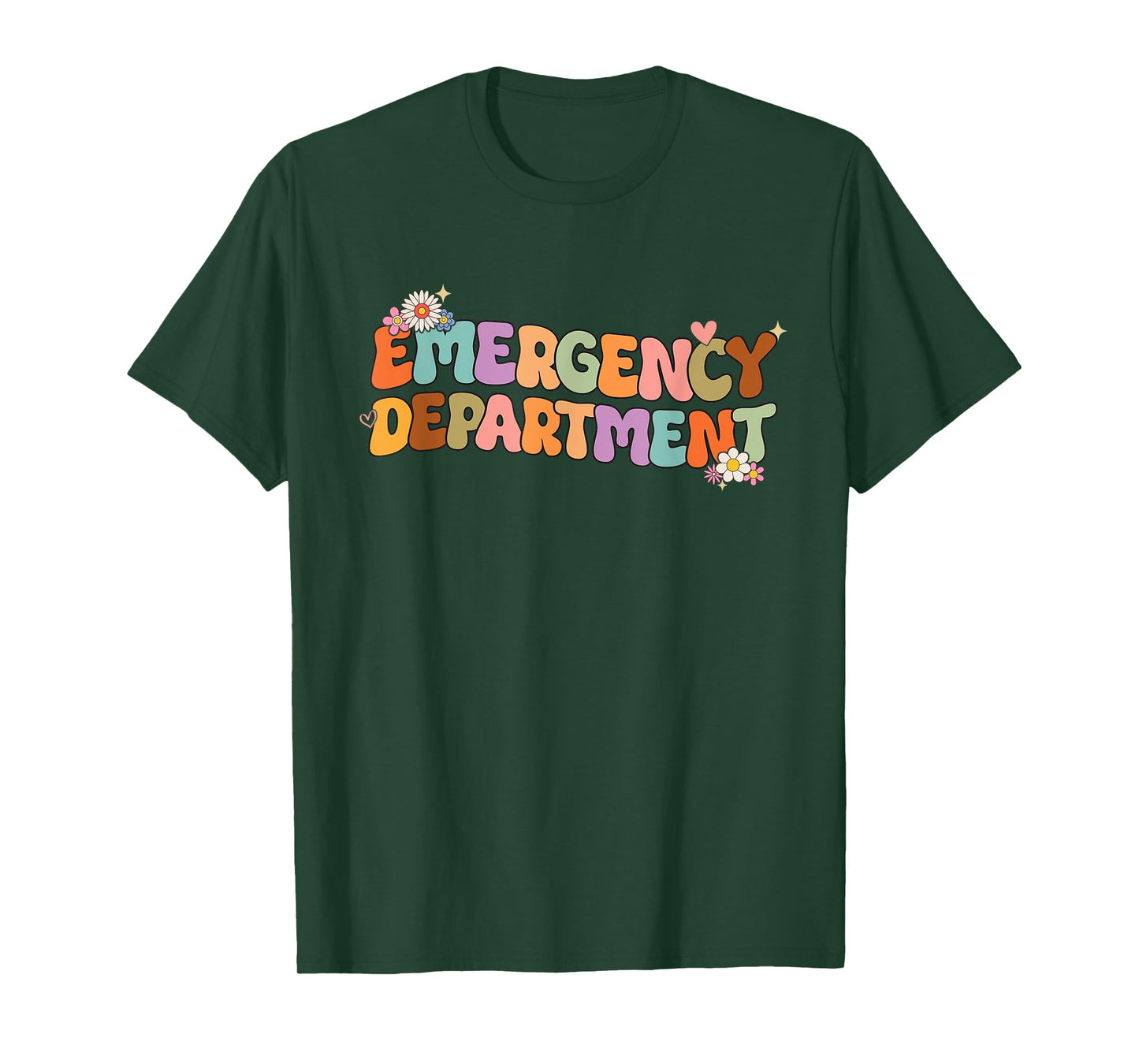 Groovy Emergency Nurse ED Nurse ER Emergency Department T-Shirt
