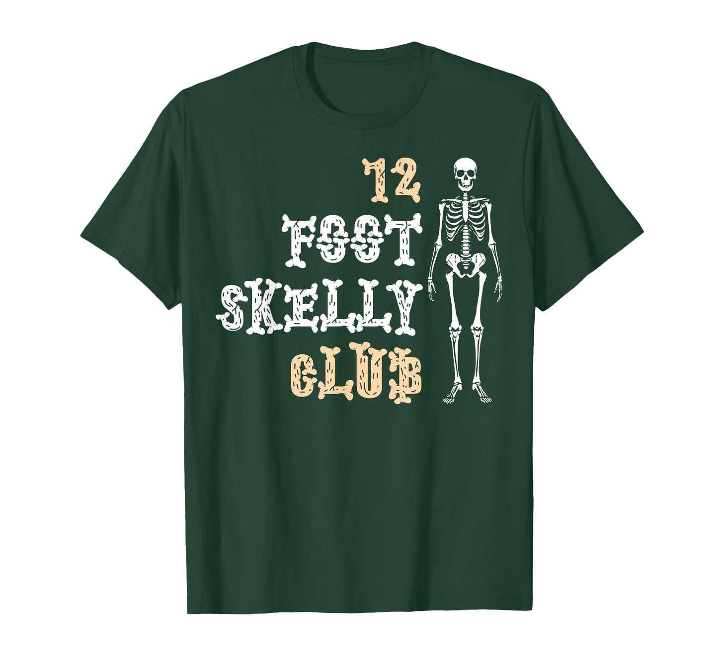 12 Foot Skelly Club - Halloween T-Shirt