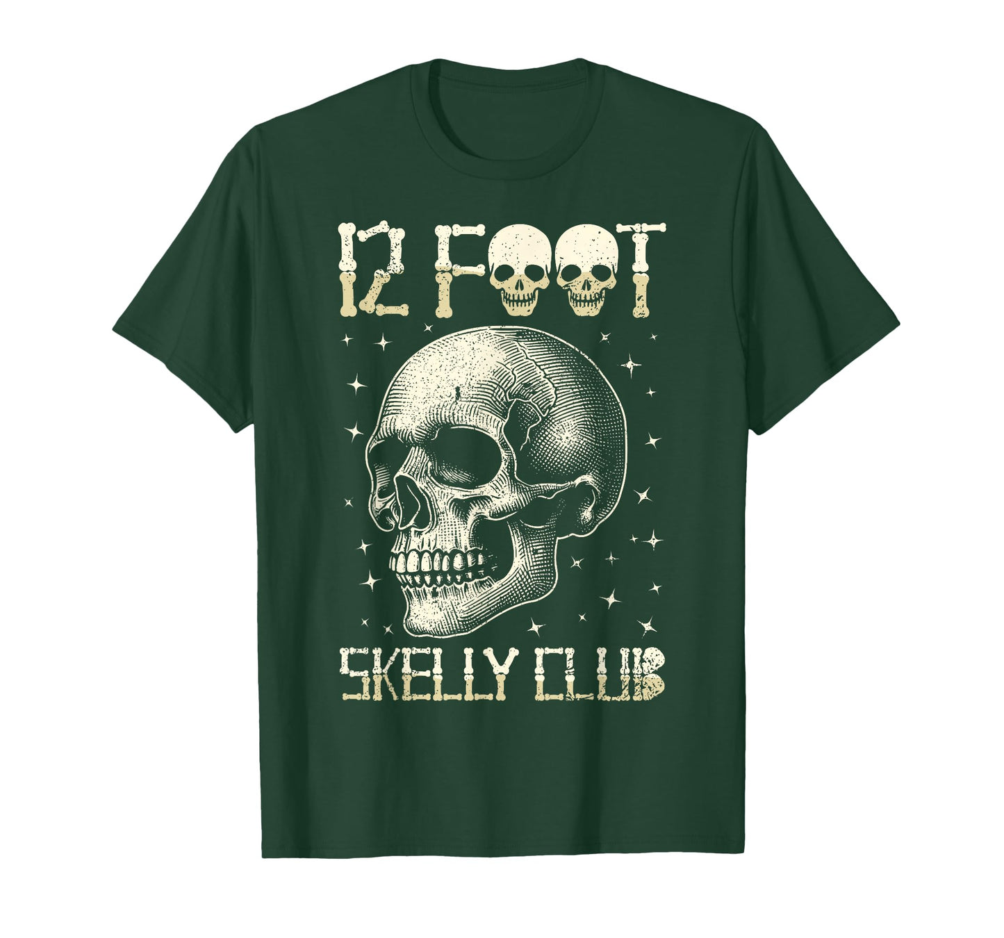 12 Foot Skelly Club - Halloween T-Shirt