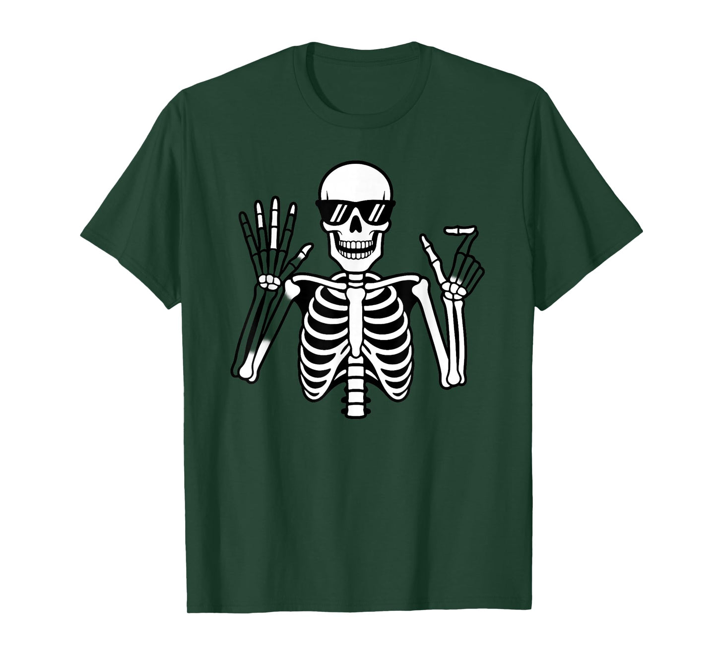 67 Skeleton Funny Six Seven Gen Alpha Halloween Meme T-Shirt