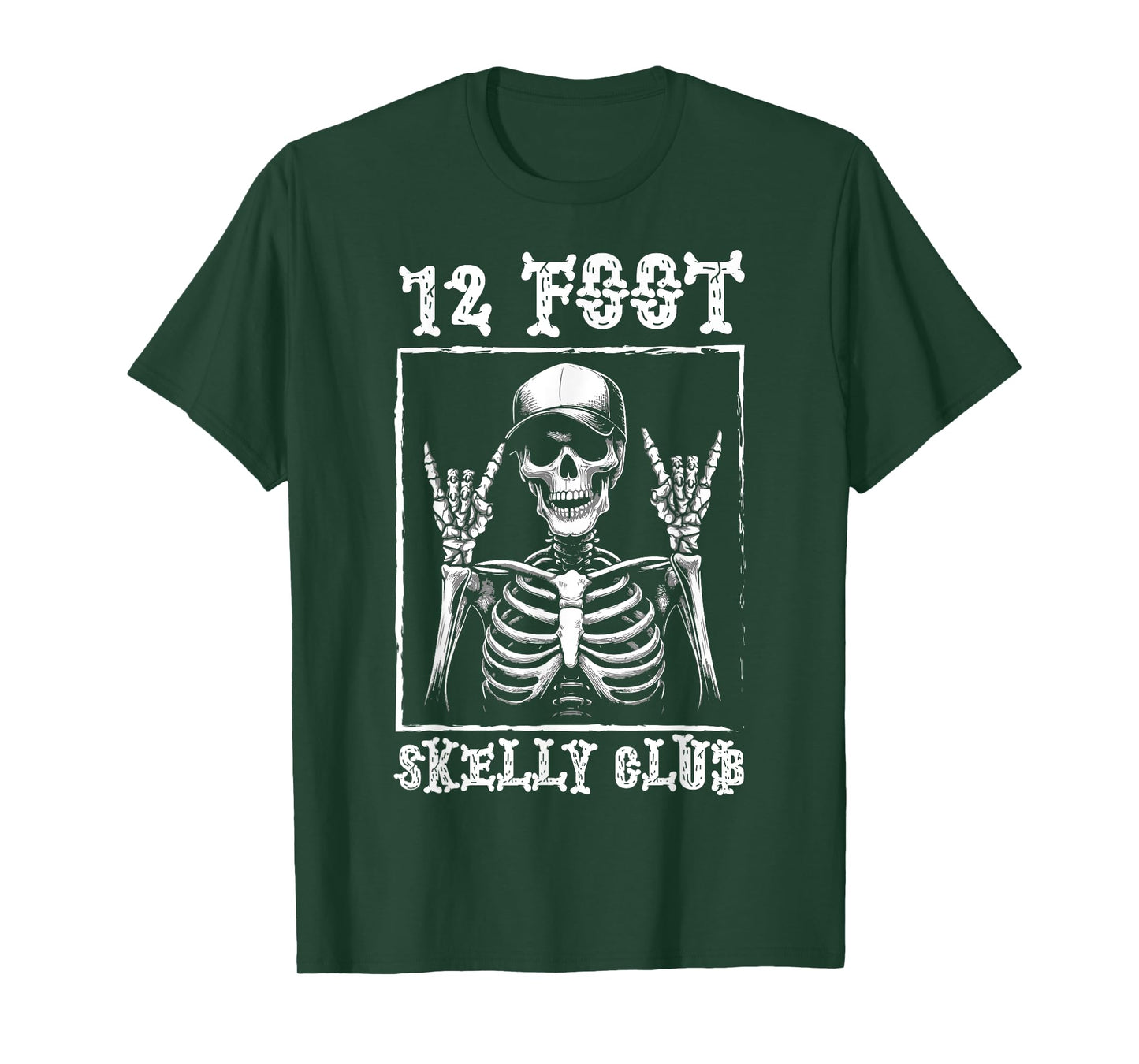 12 Foot Skelly Club - Halloween T-Shirt