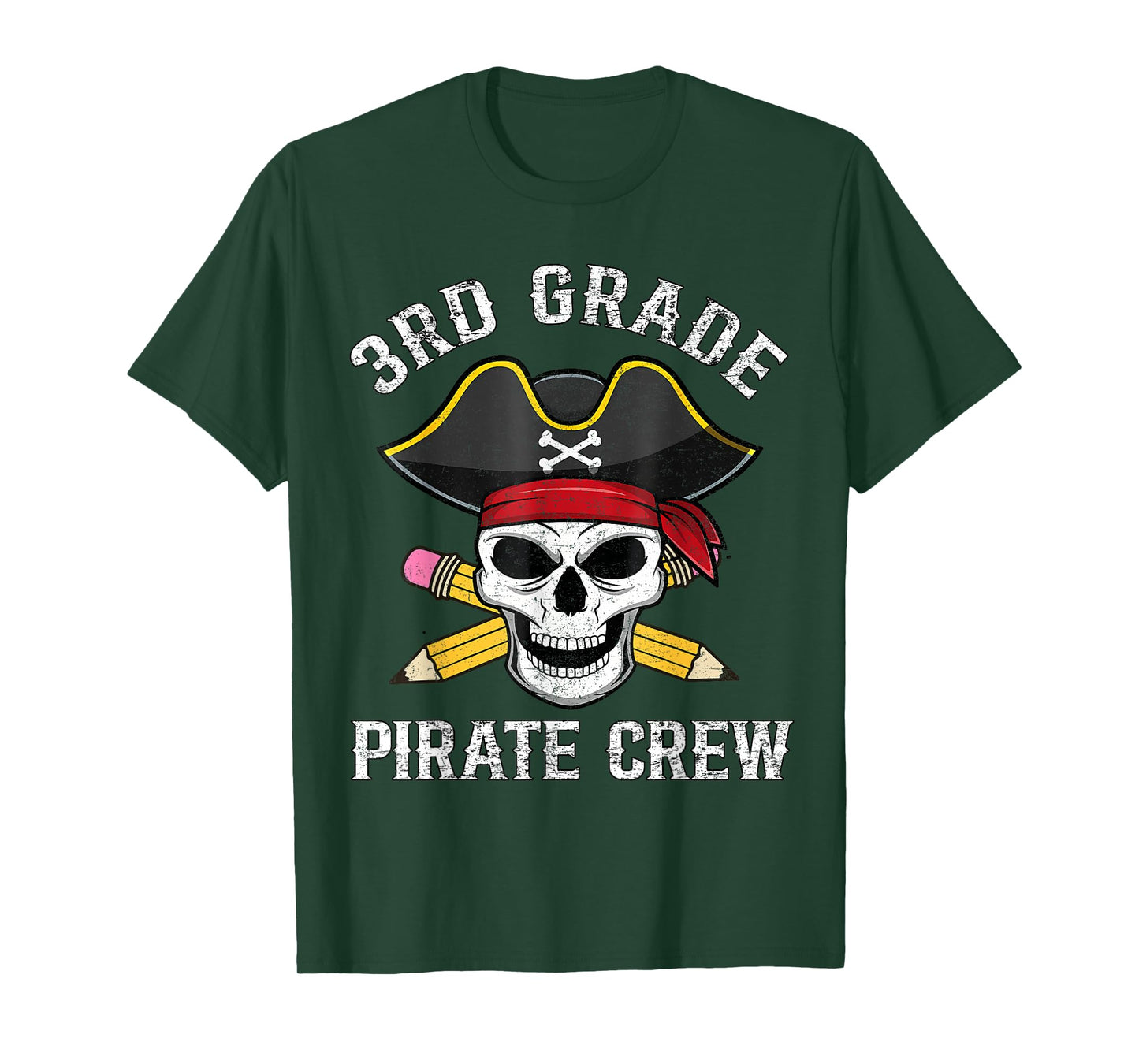 3rd Grade Teachers First Day School Pirate Back to School T-Shirt