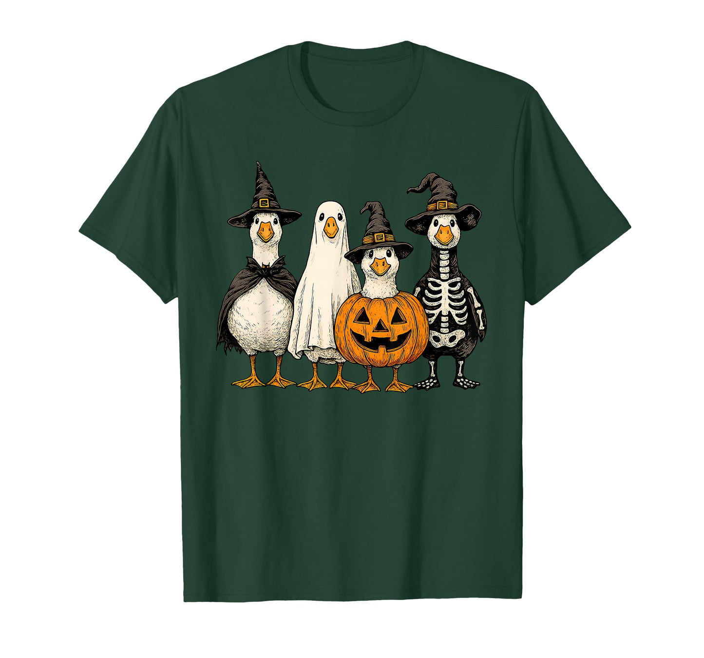 Halloween Goose Squad Funny Costume Tee T-Shirt