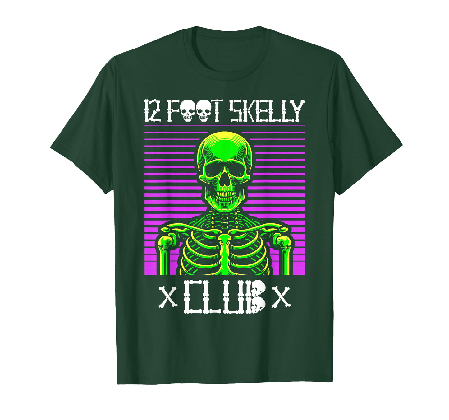 12 Foot Skelly Club - Halloween T-Shirt