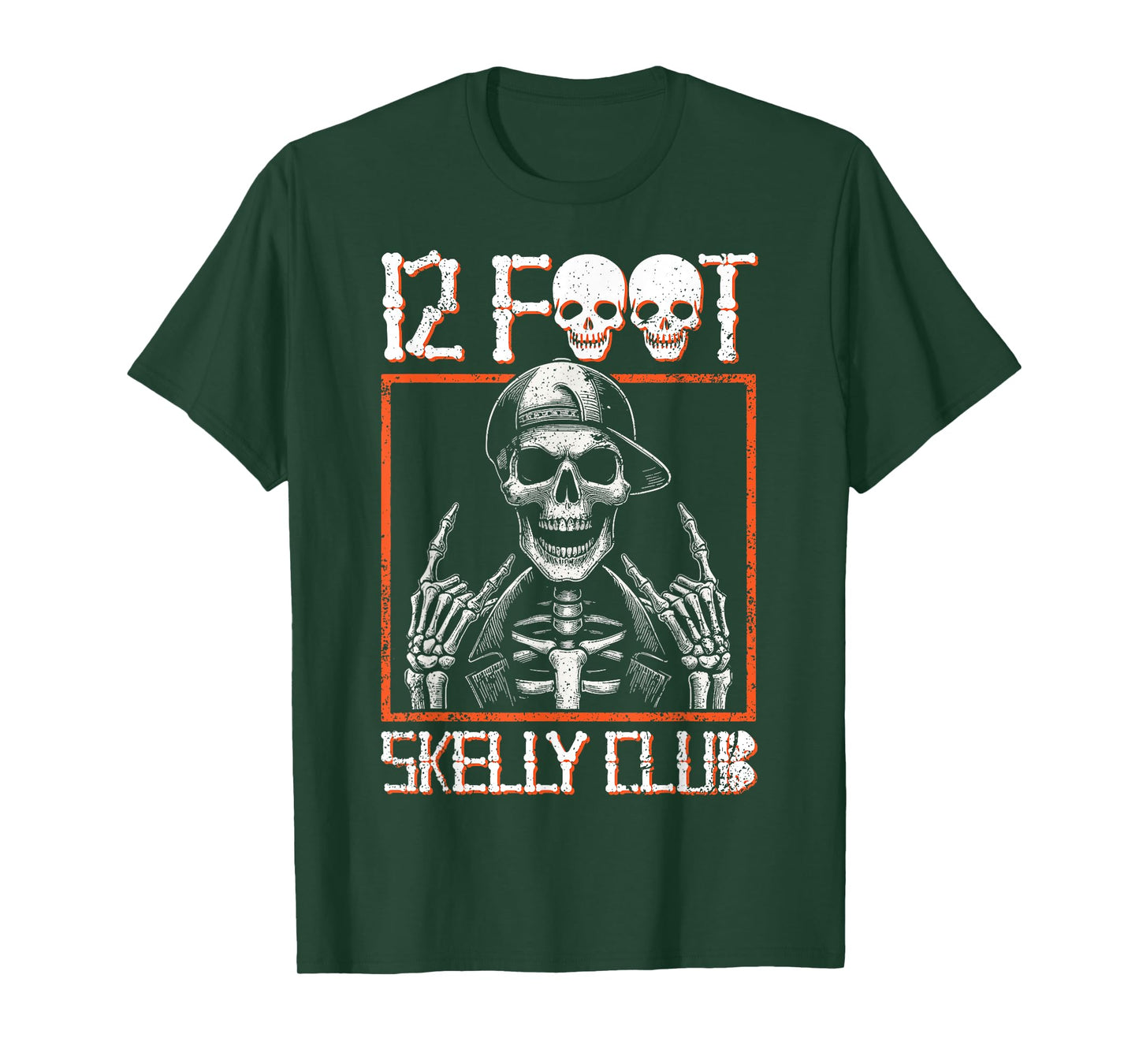 12 Foot Skelly Club - Halloween T-Shirt