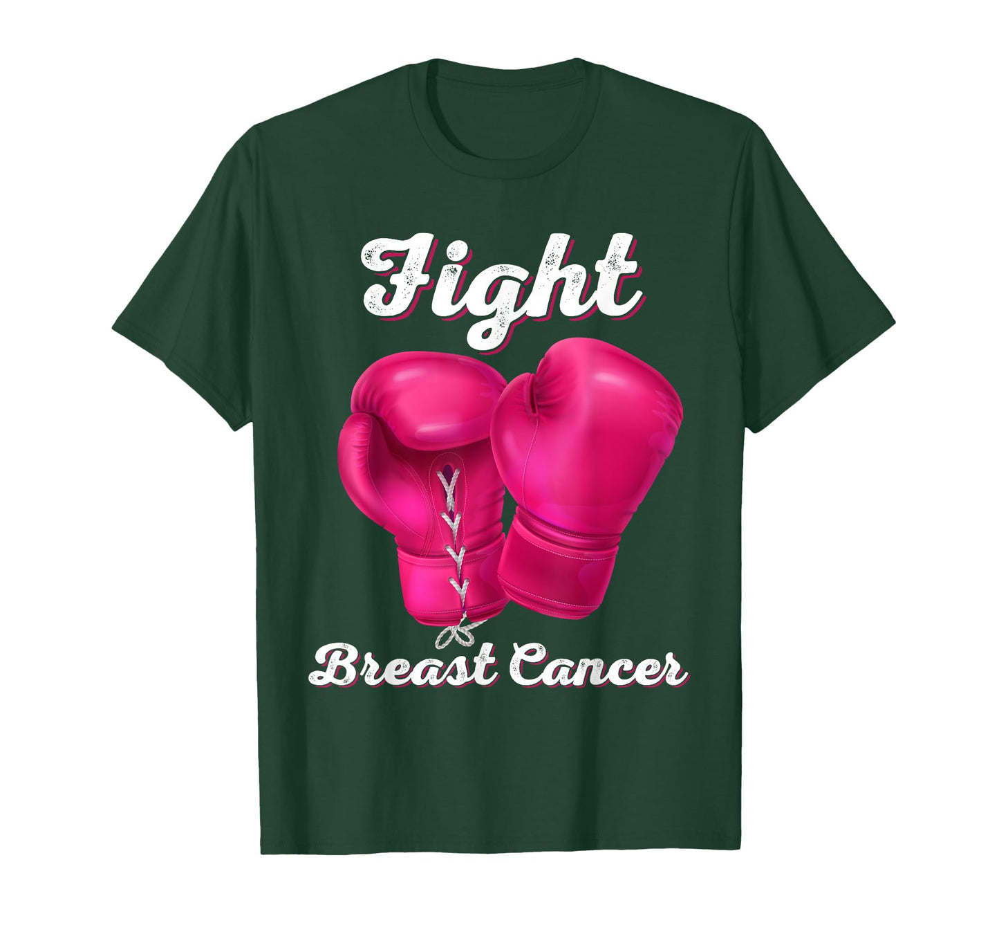 Fight Breast Cancer Boxing Gloves Breast Cancer Awareness T-Shirt