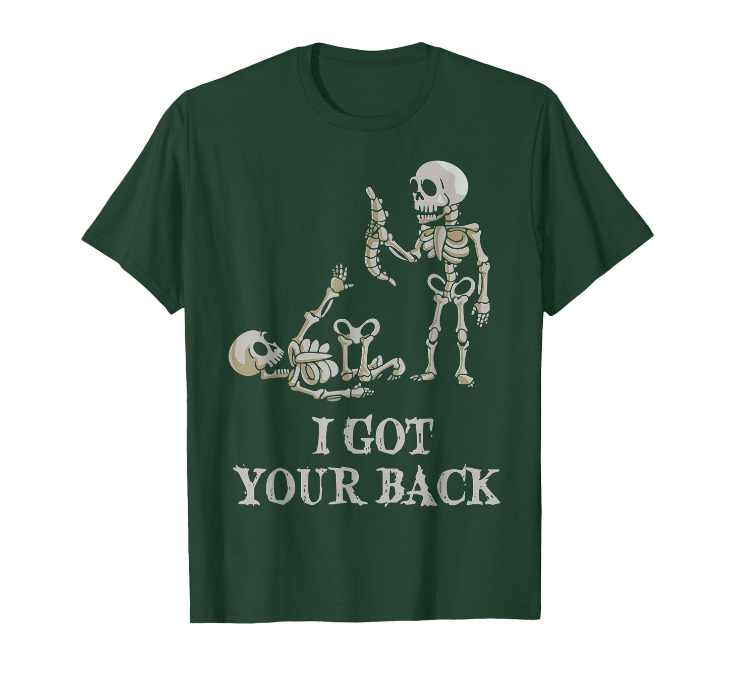 I Got Your Back Halloween Skeleton T-Shirt