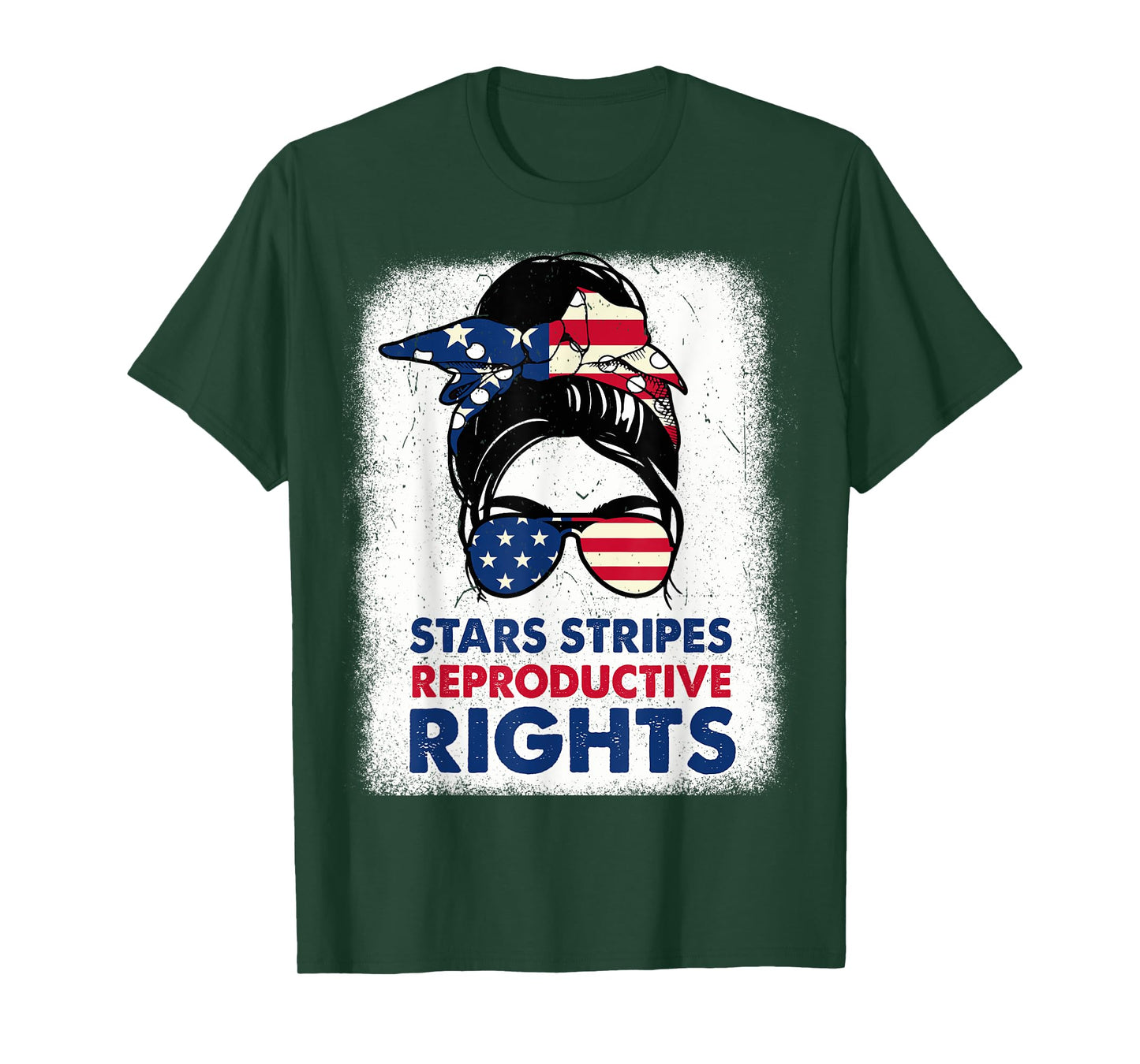 4th Of July Stars Stripes Reproductive Right Patriotic Women T-Shirt