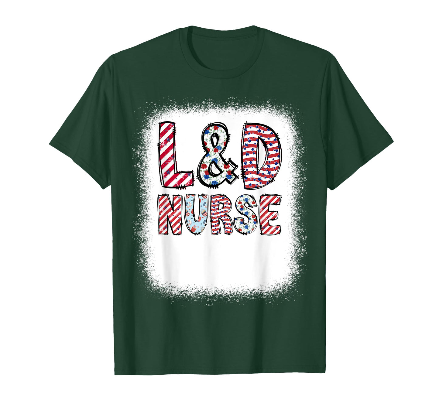 4th of July L&D Labor and Delivery Nurse Independence Day T-Shirt for Women Kids Men
