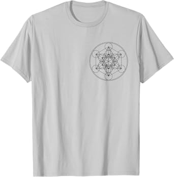 Metatronscube, Sacred Geometry, Platonic Solids, Yoga T-Shirt