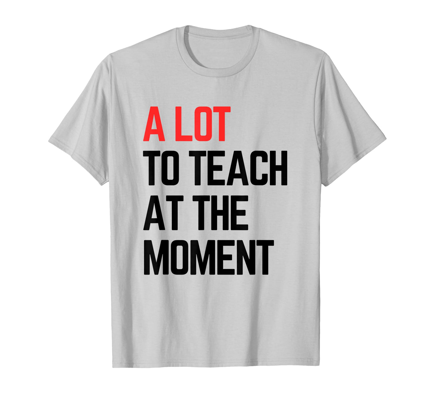 A Lot to Teach at the Moment Vibes, Inspiring Lessons Moment T-Shirt