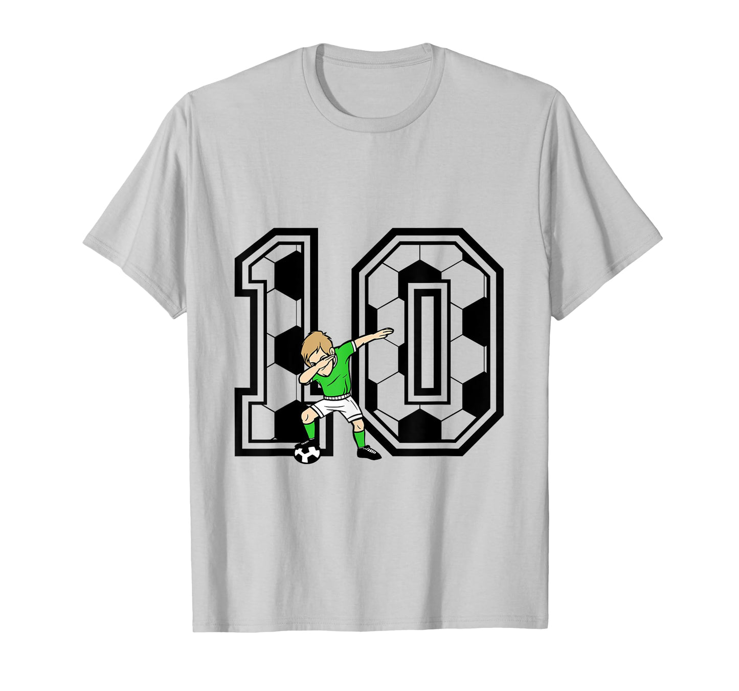 10th Birthday Boy Soccer Player 10 Years Old Boy T-Shirt