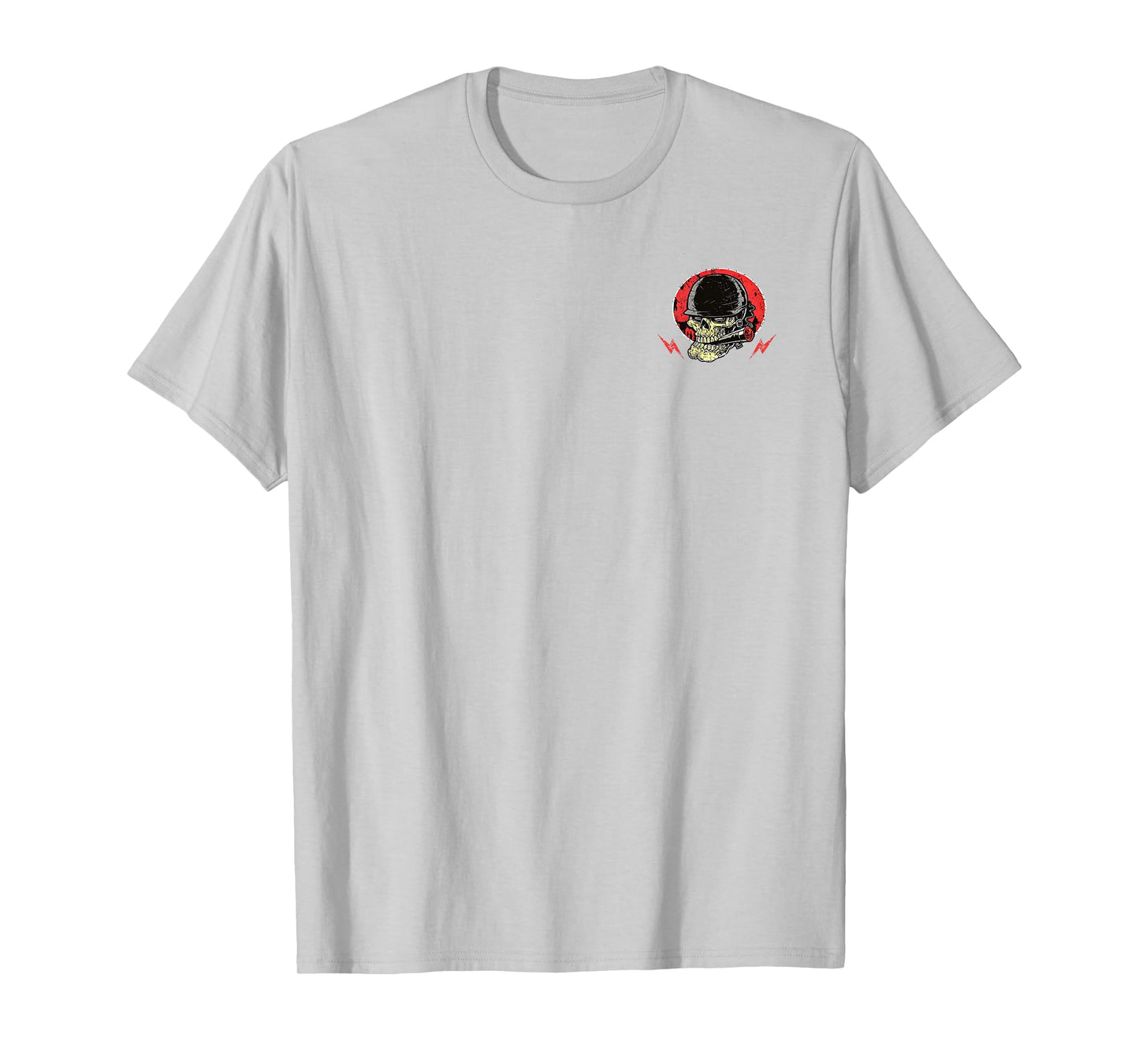 2 Side I Do What My Wife's Want Funny Skull Husband Military T-Shirt