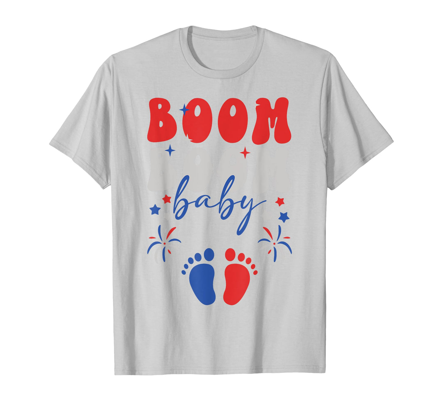 4th of July Baby Announcement 4th of July Pregnancy Reveal T-Shirt