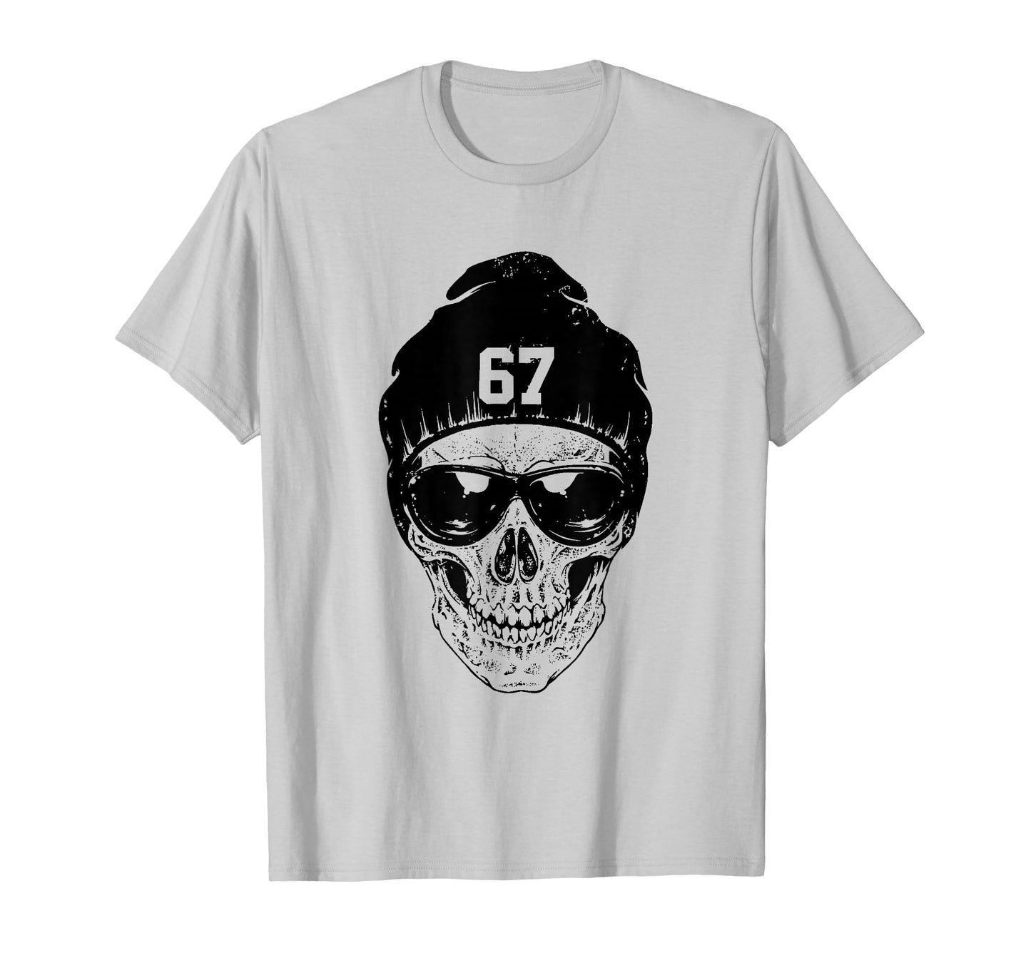 67 Skeleton Funny Six Seven Gen Alpha Halloween Meme T-Shirt