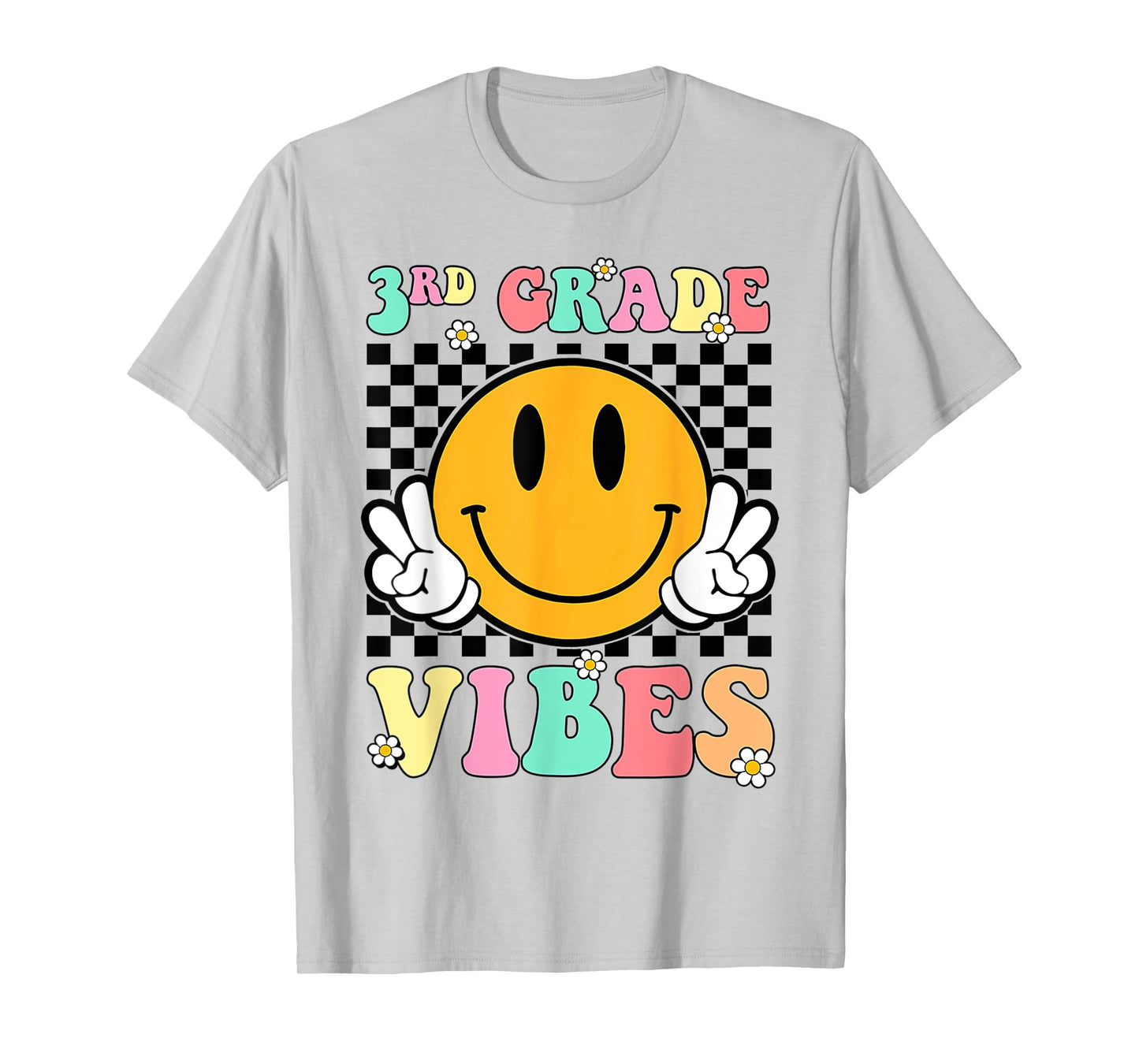 3rd Grade Vibes Back To School First Day Teachers Kids T-Shirt
