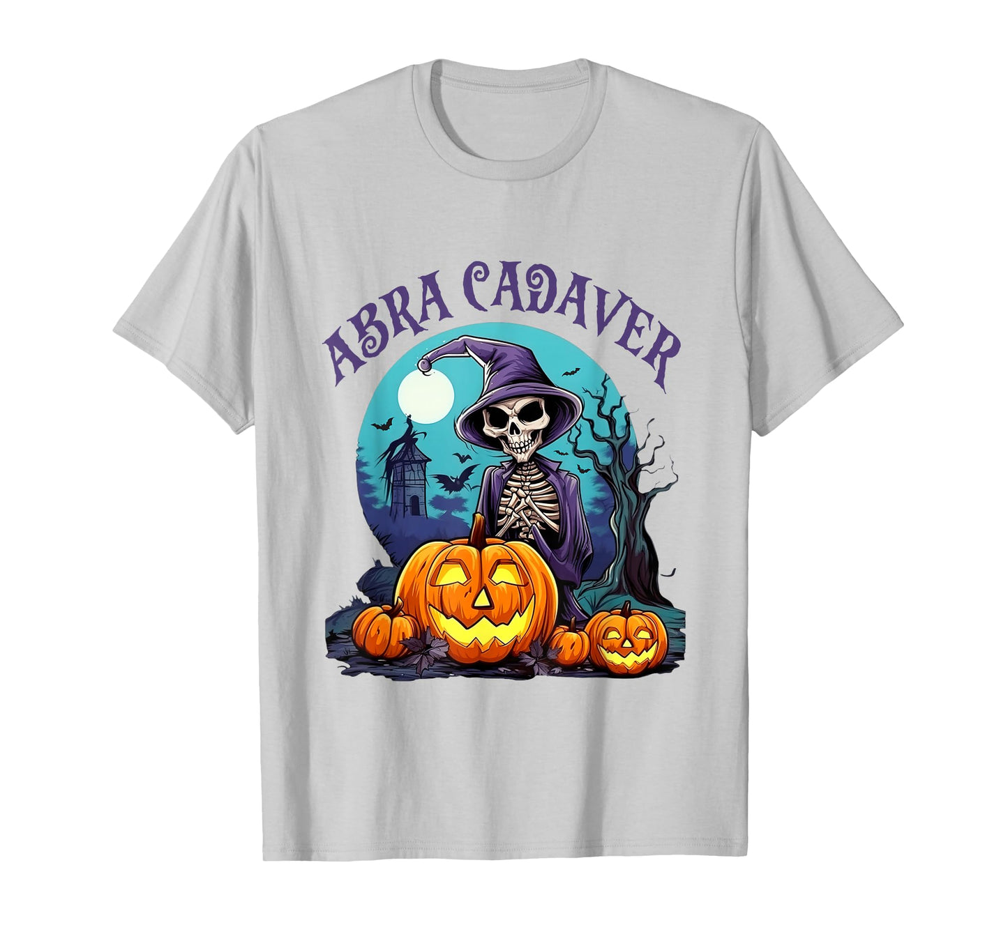 Abra Cadaver Skeleton Spooky Horror Halloween T-Shirt