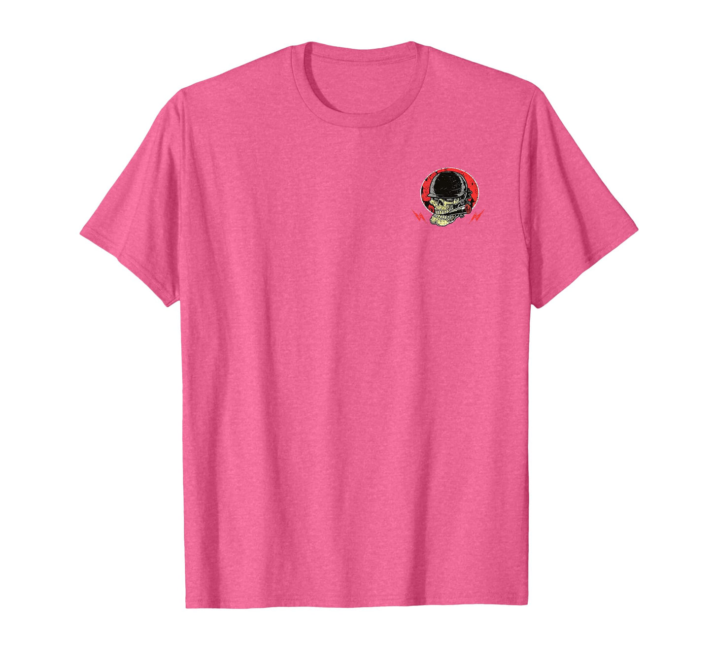 2 Side I Do What My Wife's Want Funny Skull Husband Military T-Shirt