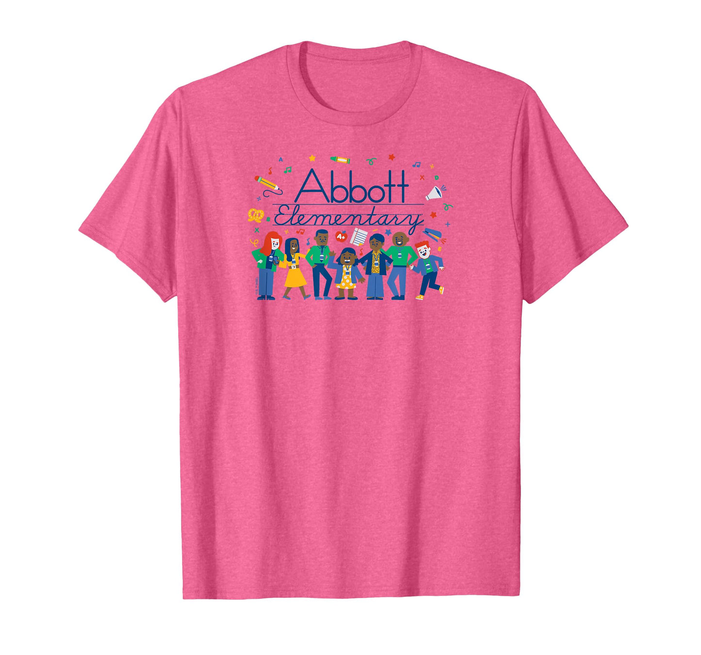 Abbott Elementary - Character Cast Lineup T-Shirt
