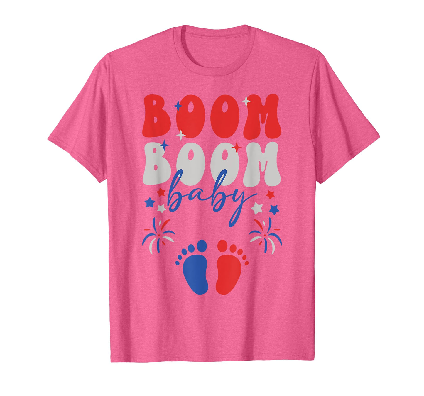4th of July Baby Announcement 4th of July Pregnancy Reveal T-Shirt